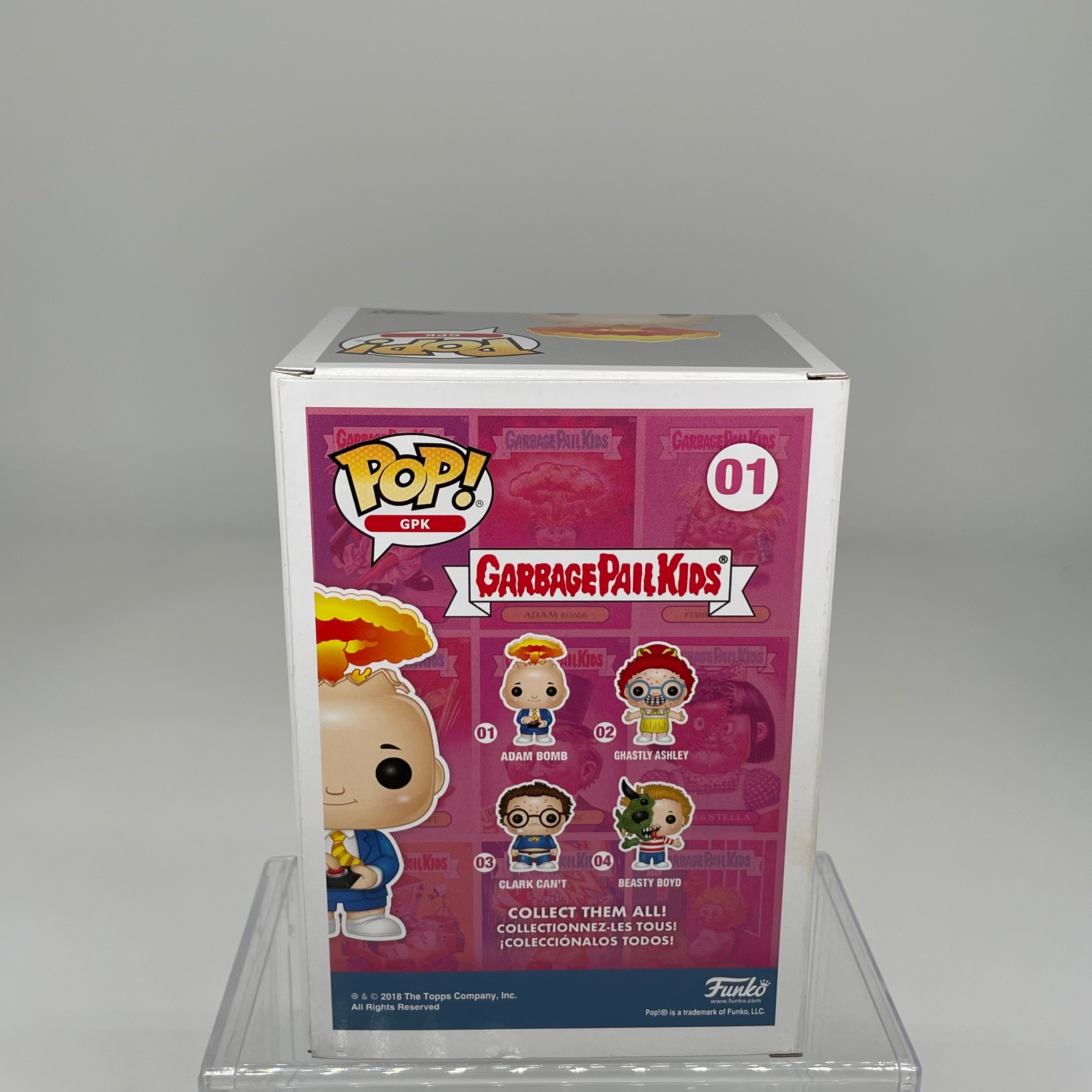 FUNKO POP ADAM BOMB GLOW IN THE DARK CHASE #01 GARBAGE PAIL KIDS