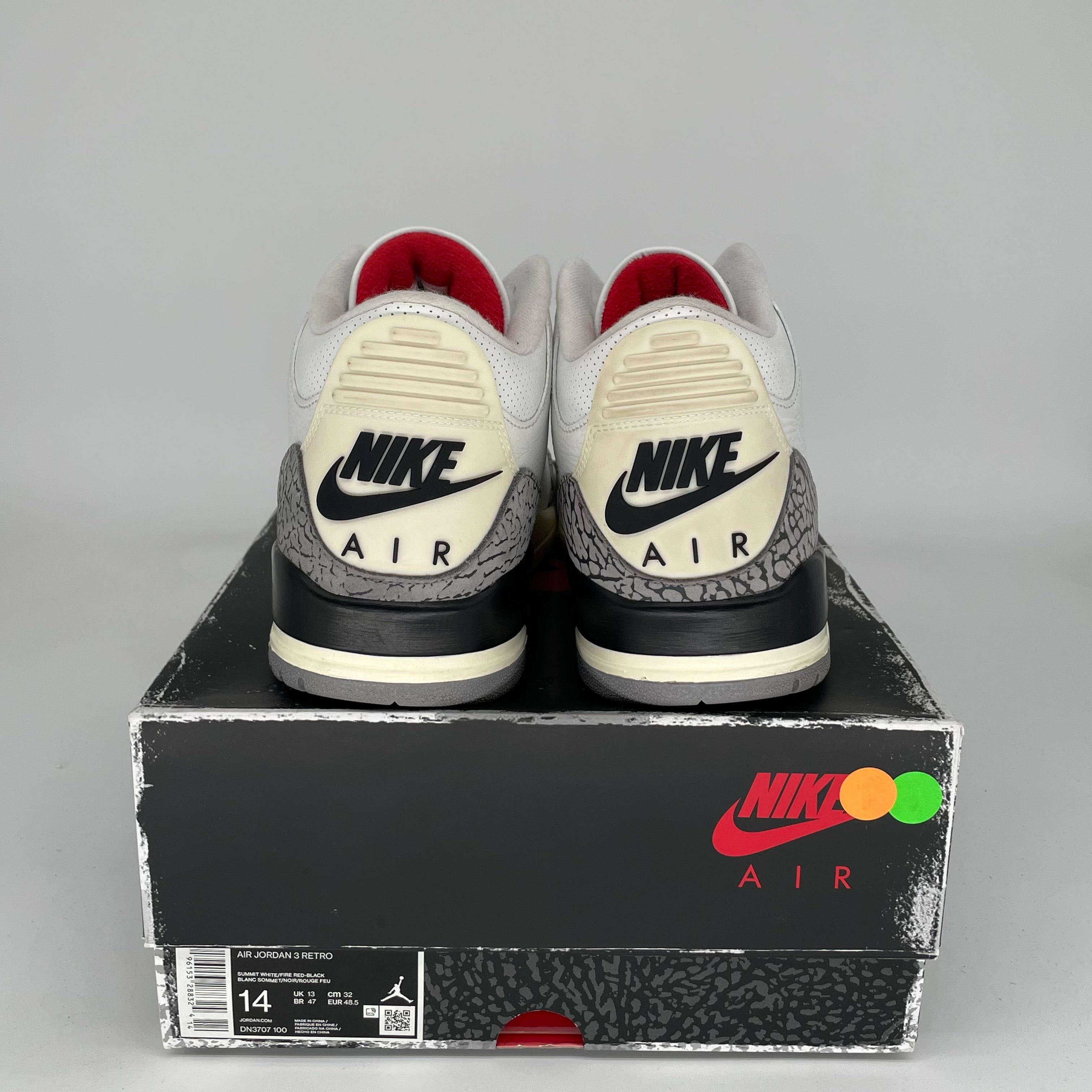 AIR JORDAN 3 WHITE CEMENT REIMAGINED SIZE 14 DN3707-100