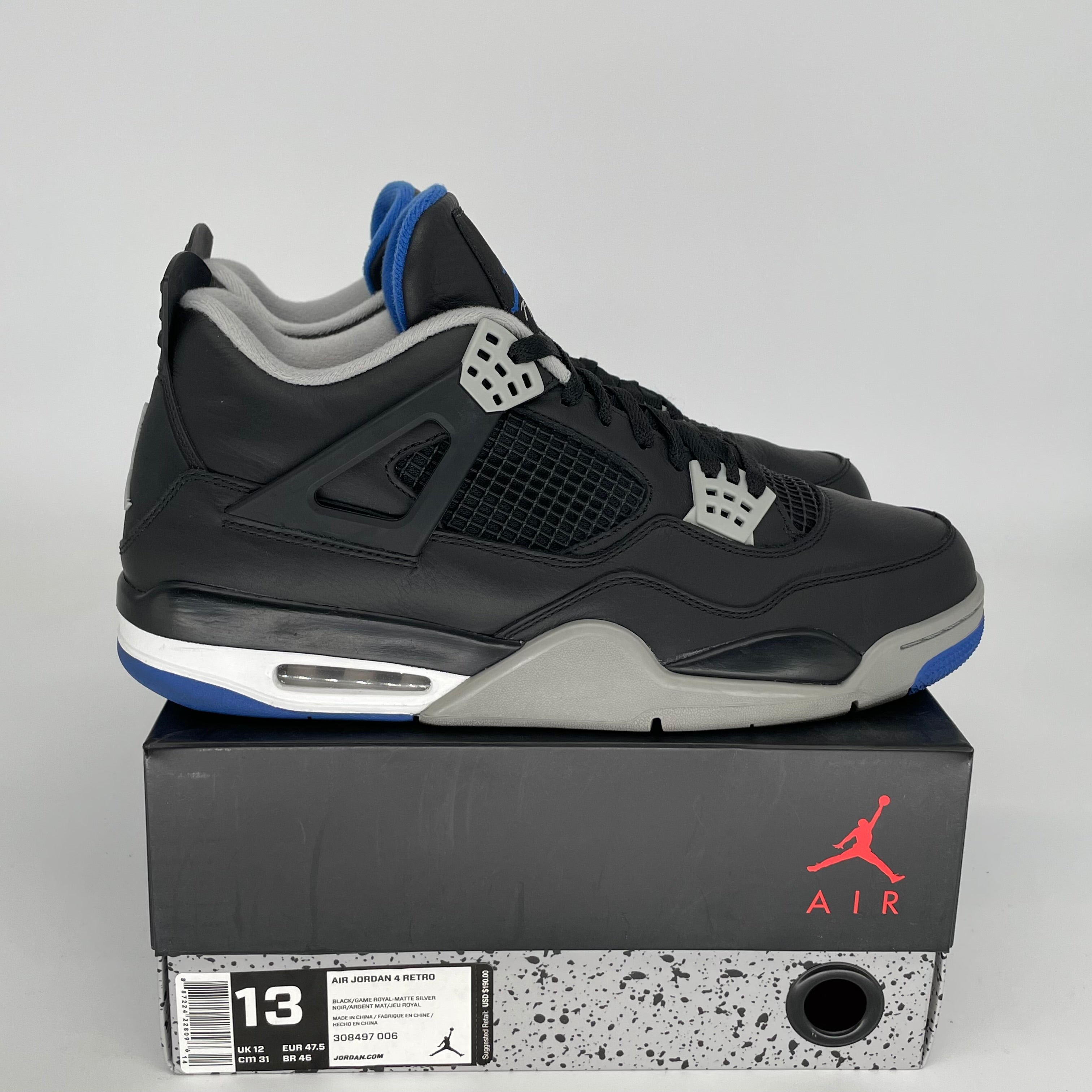 AIR JORDAN 4 ALTERNATE MOTORSPORTS SIZE 13 308497-006