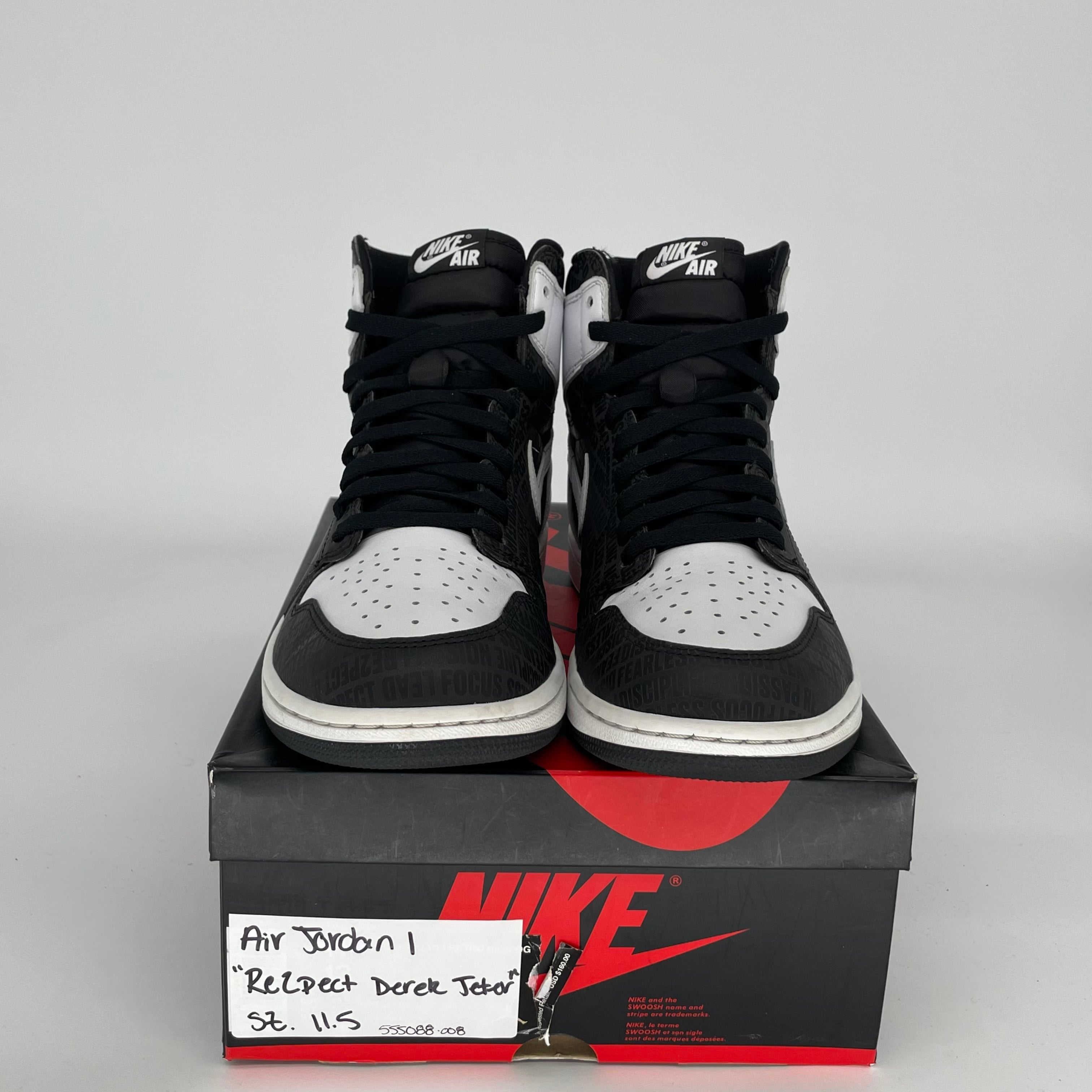 AIR JORDAN 1 RE2PECT DEREK JETER SIZE 11.5 555088-008