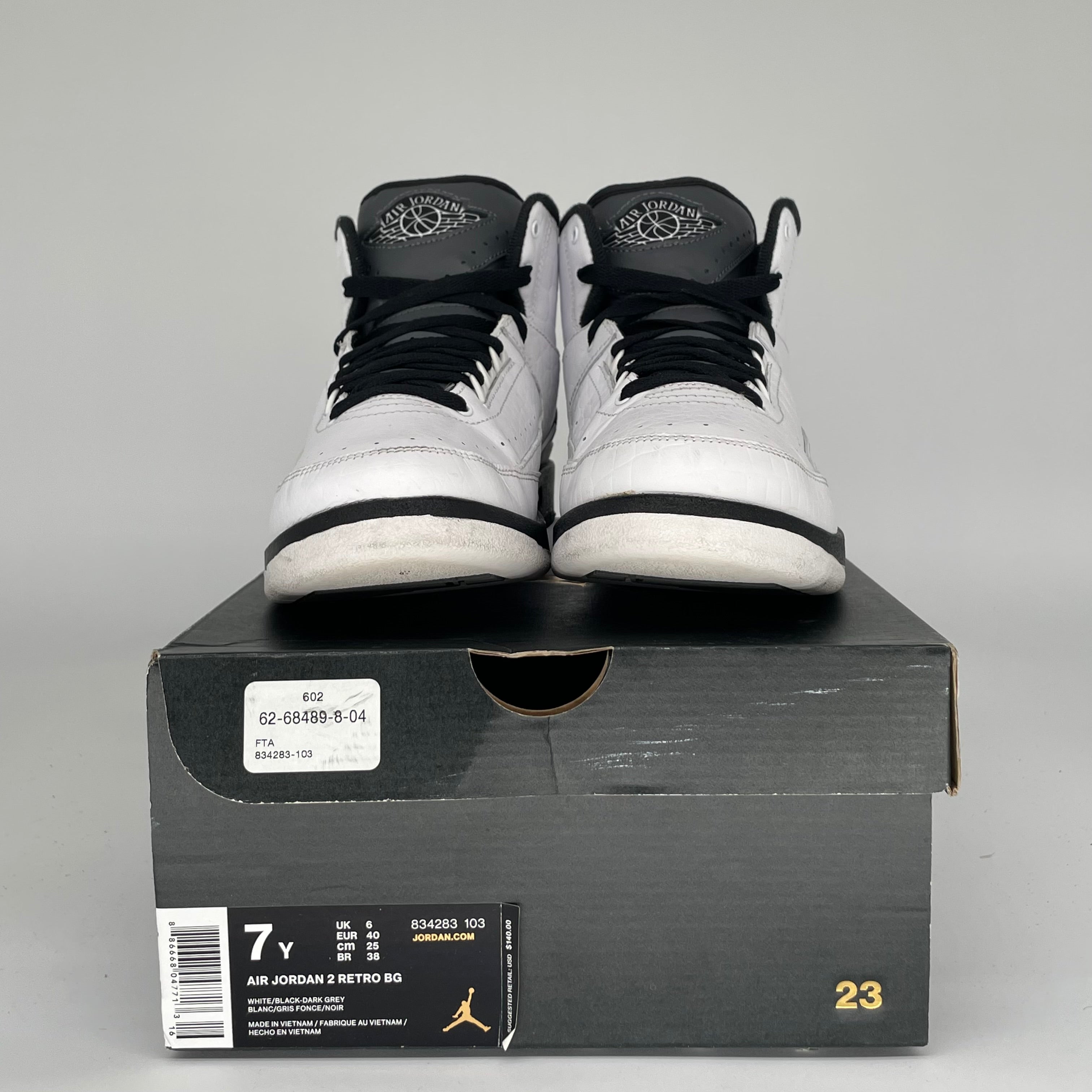 AIR JORDAN 2 WING IT SIZE 7Y 834283-103