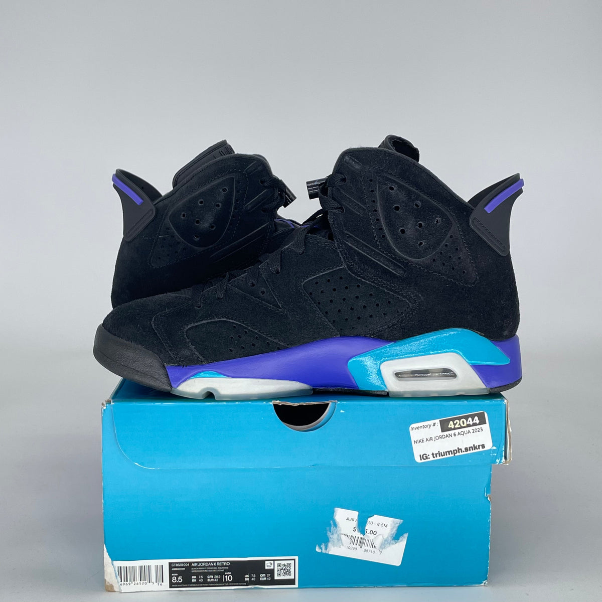 Jordan 6 Retro Aqua