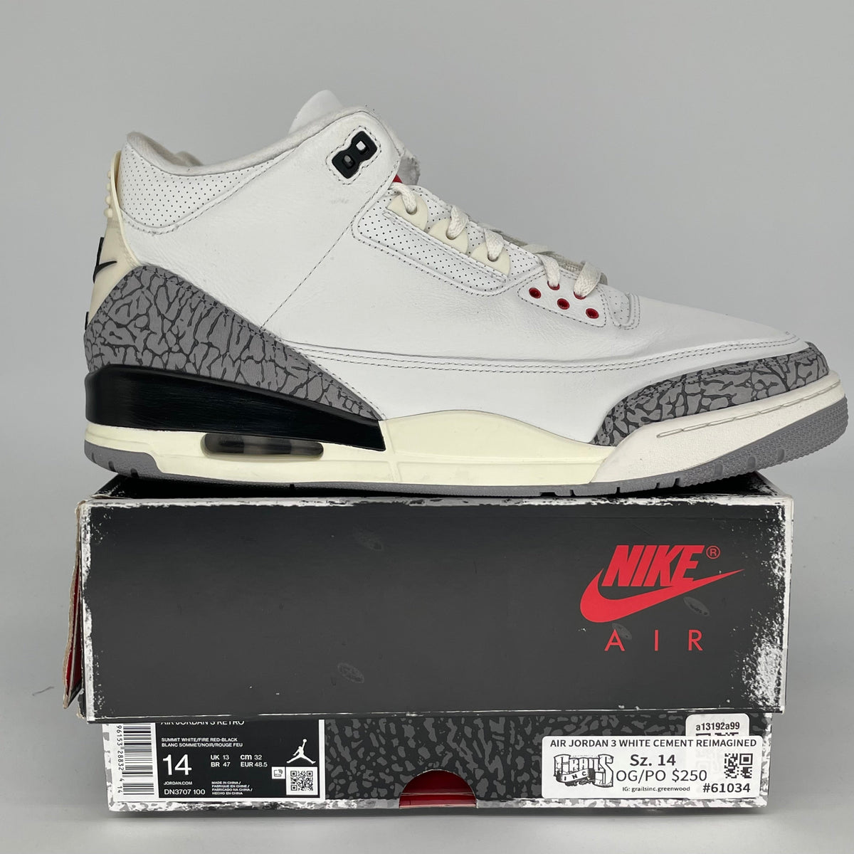 Jordan 3 Retro White Cement Reimagined