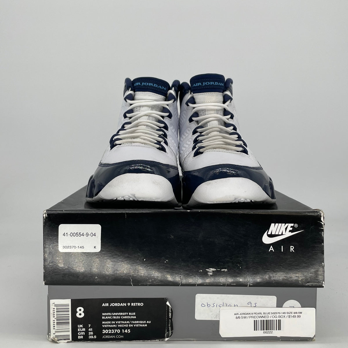 Jordan 9 Retro Pearl Blue