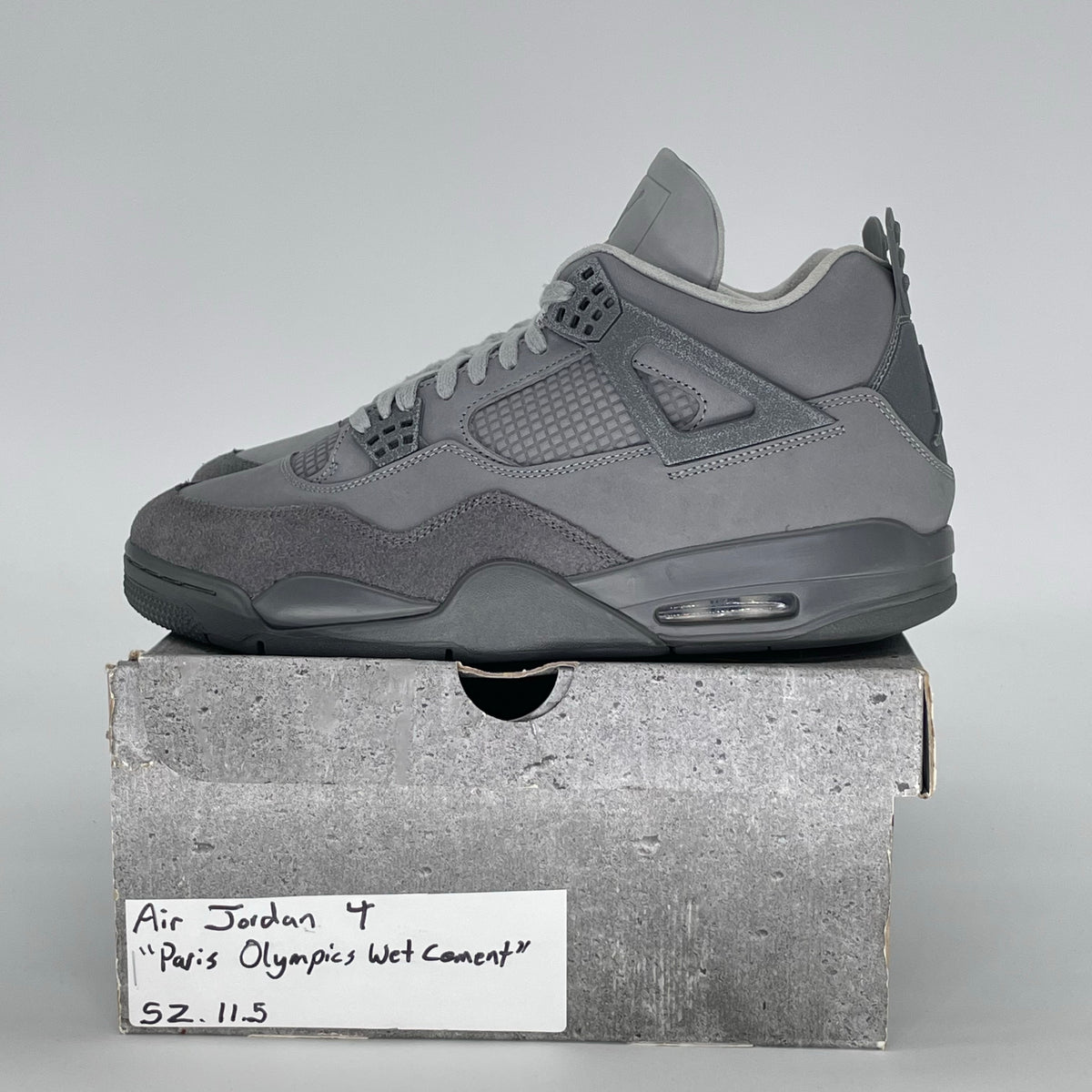 Jordan 4 Retro SE Paris Olympics Wet Cement