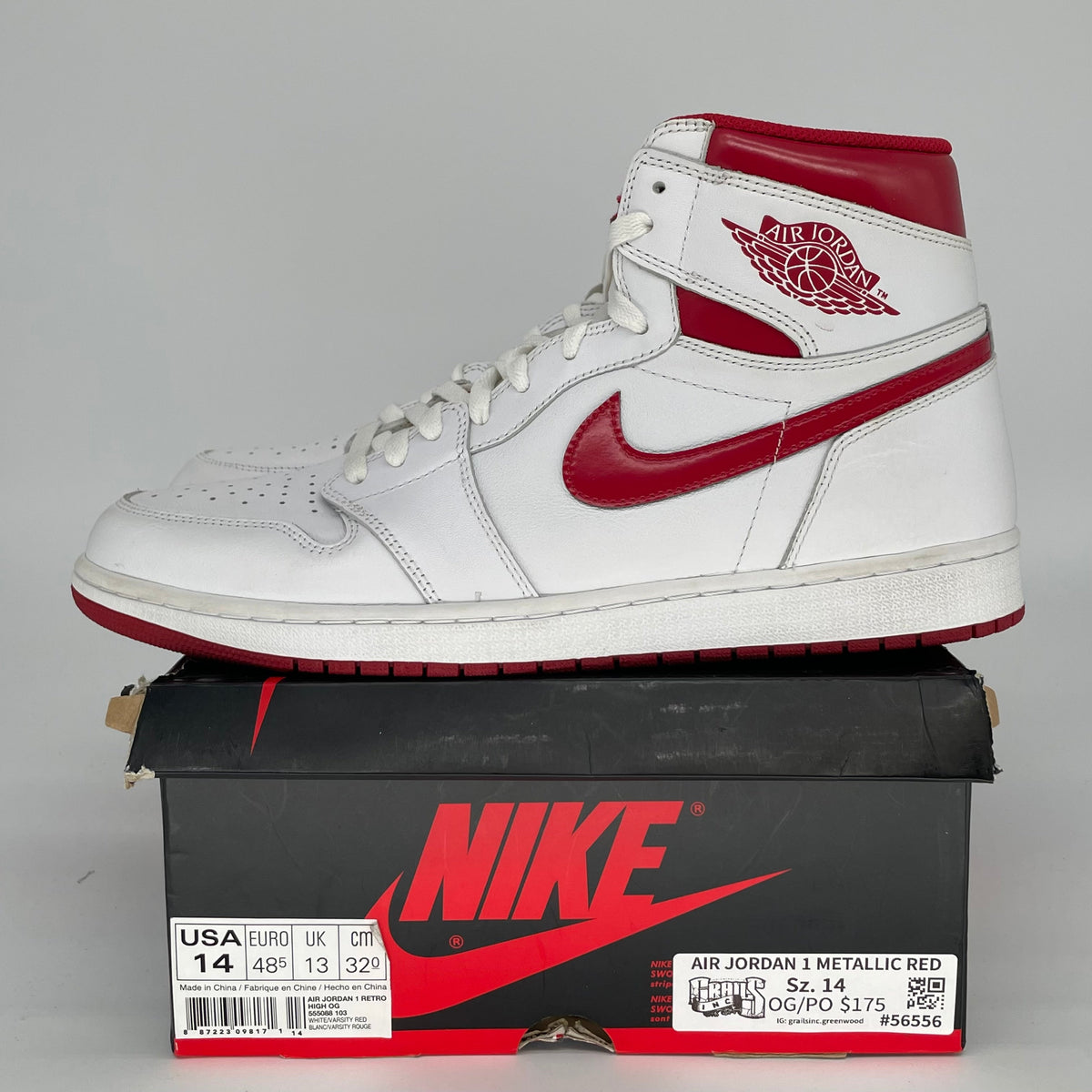 Jordan 1 Retro Metallic Red (2017)