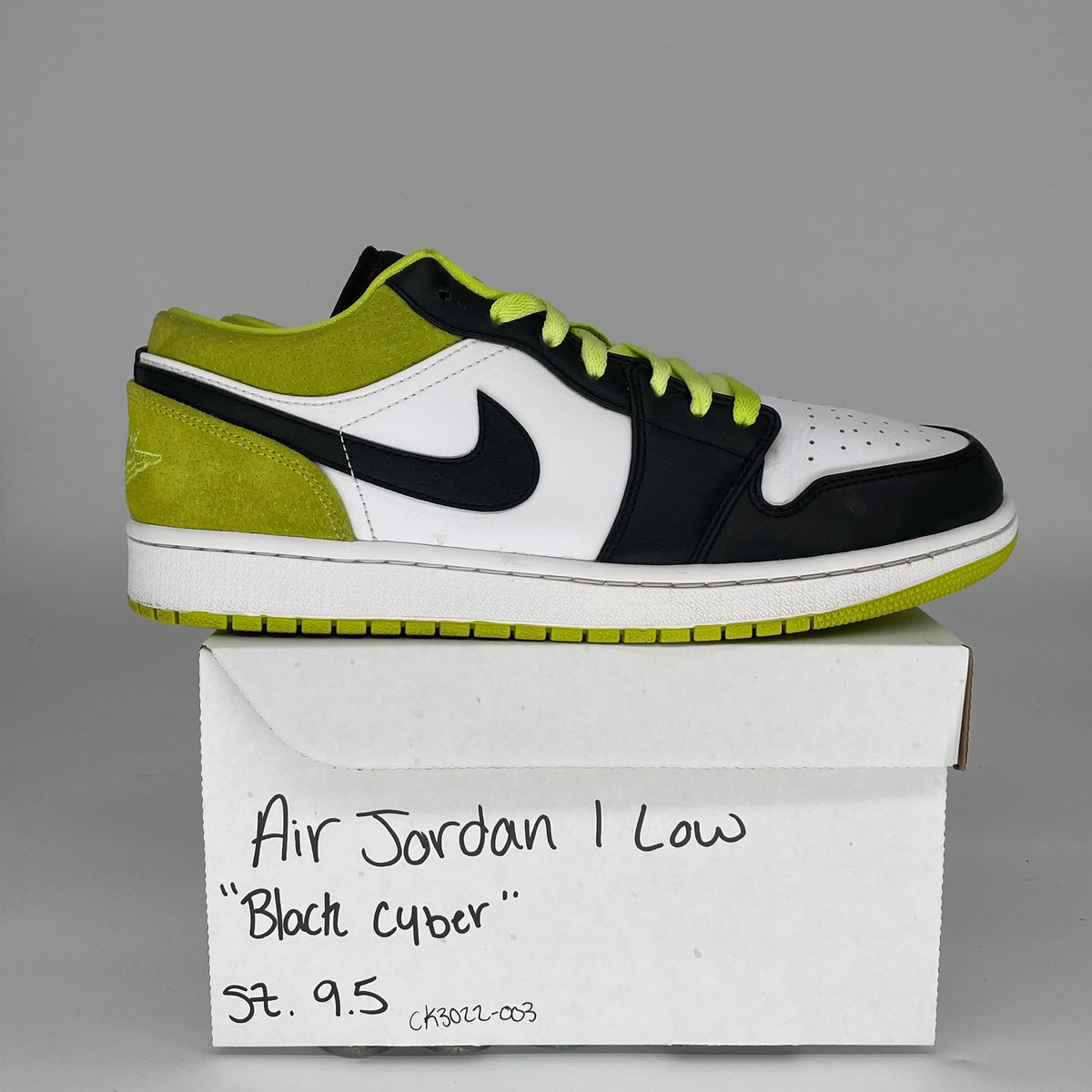 Jordan 1 Low Black Cyber
