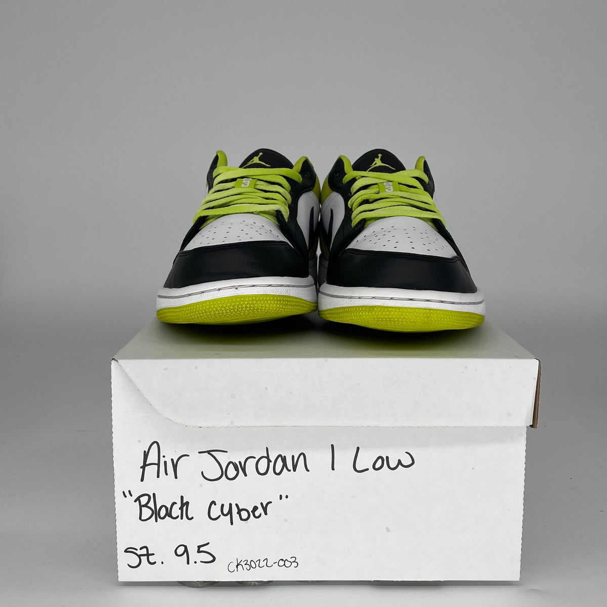 Jordan 1 Low Black Cyber