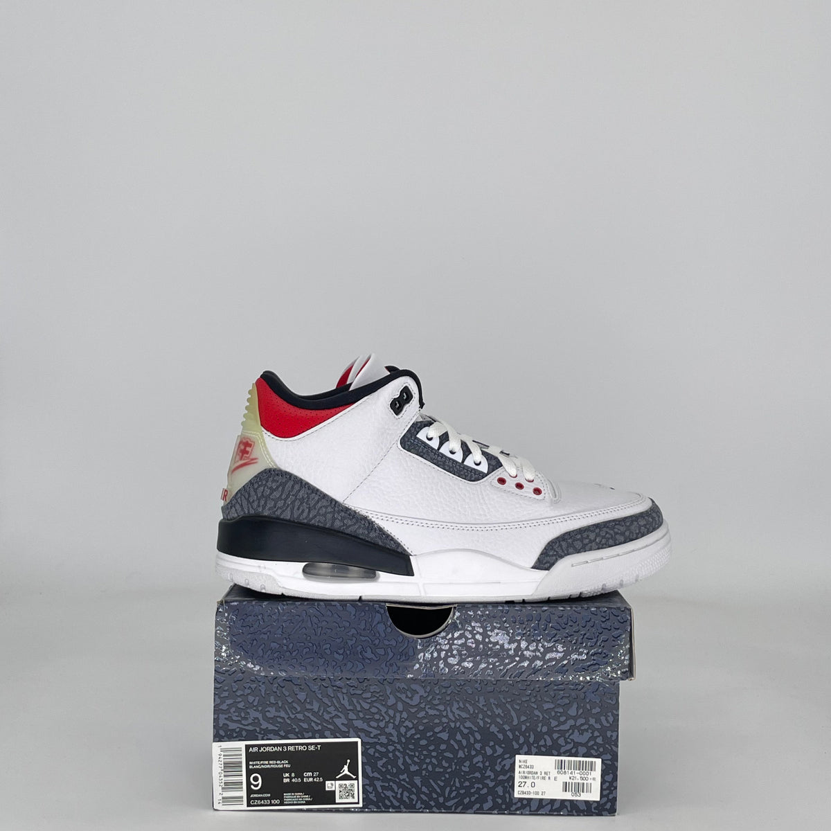 Jordan 3 Retro SE-T CO.JP Fire Red Denim