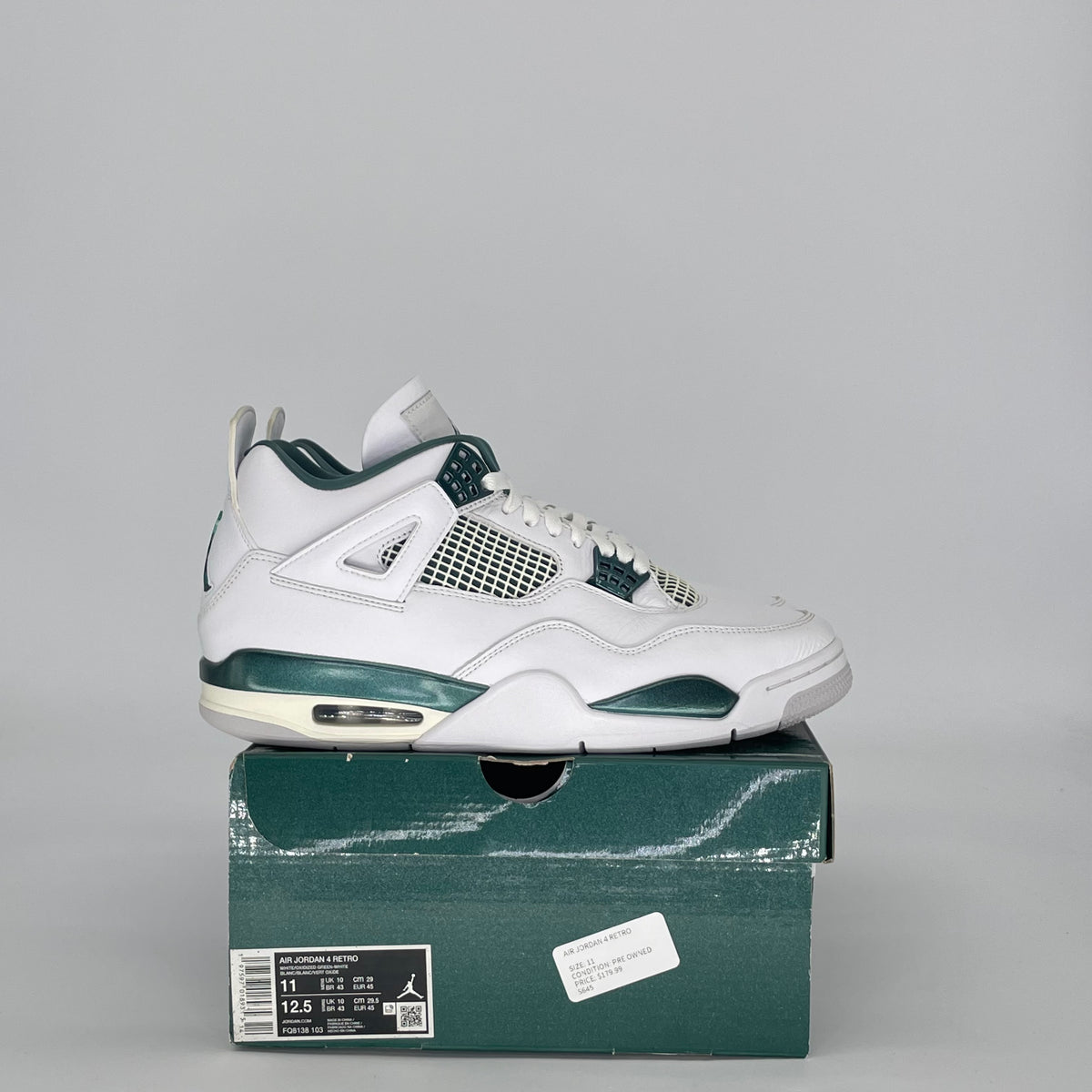 Jordan 4 Retro Oxidized Green