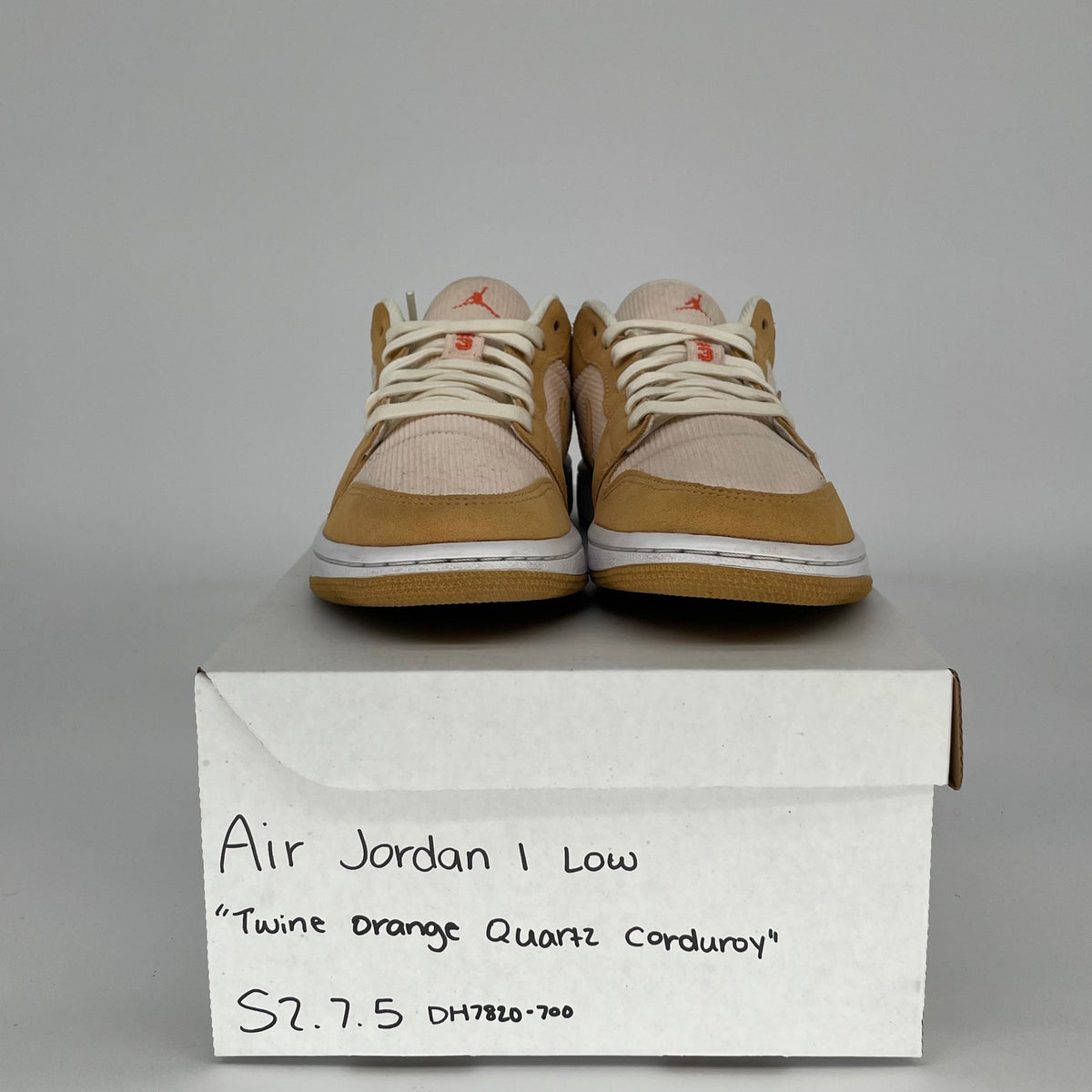 Jordan 1 Low SE Twine Orange Quartz Corduroy (Women's)