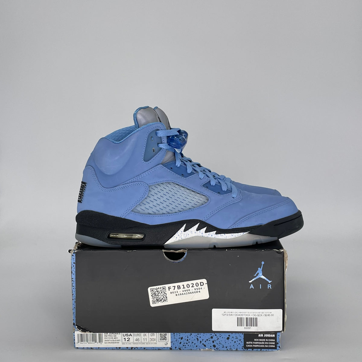 Jordan 5 Retro UNC University Blue