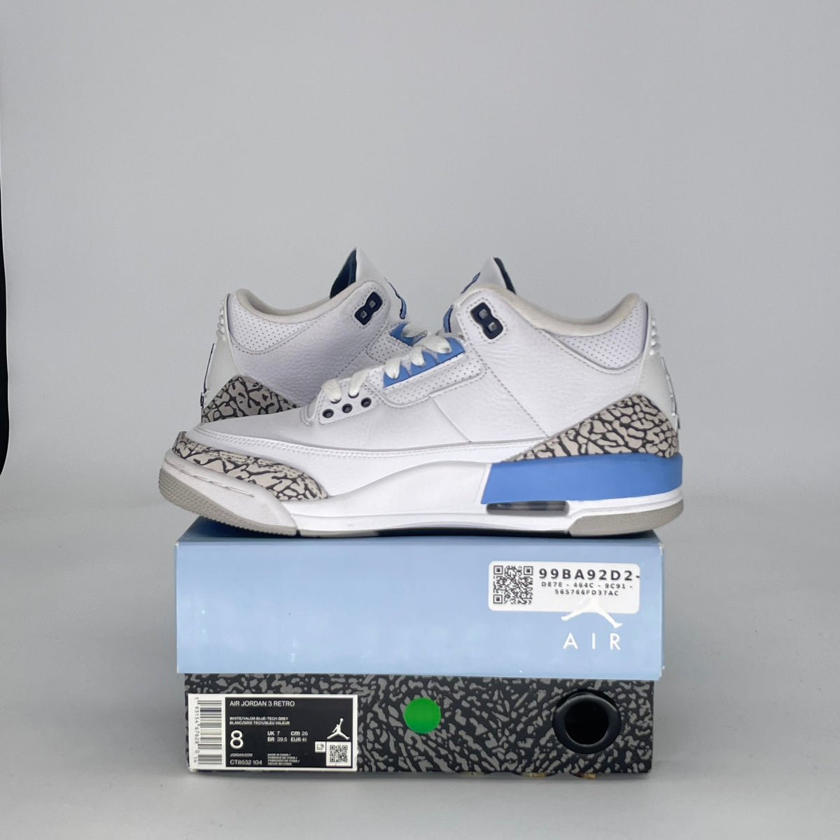 Jordan 3 Retro UNC (2020)
