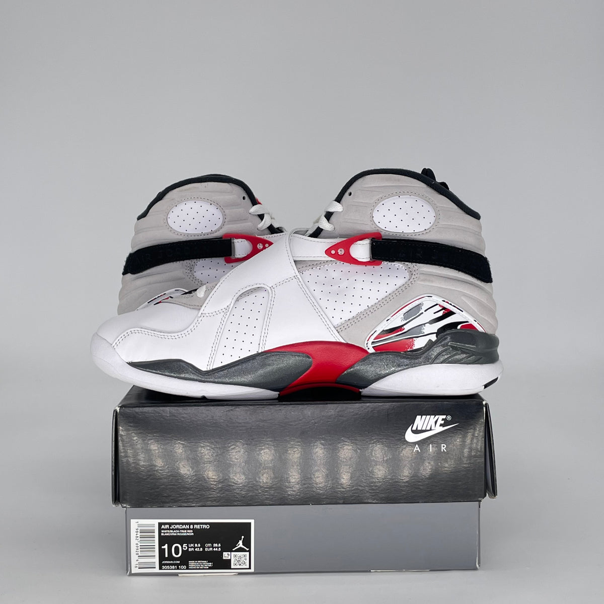Jordan 8 Retro White True Red (2025)