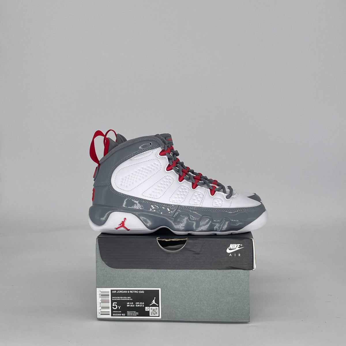 Jordan 9 Retro Fire Red (GS)