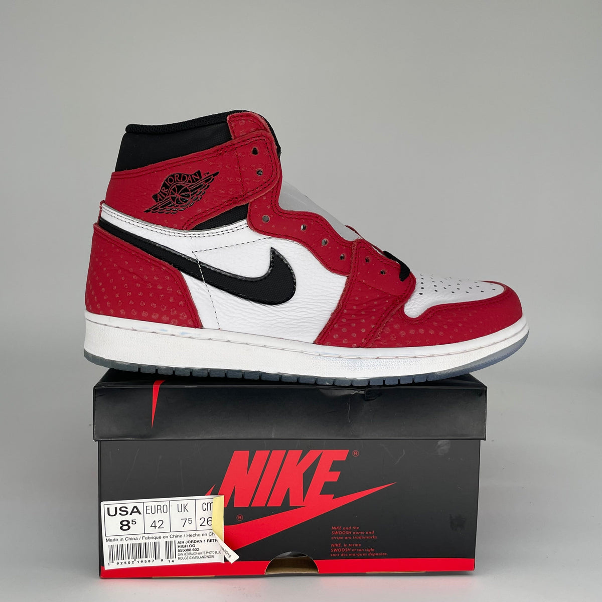 Jordan 1 Retro High Spider-Man Origin Story