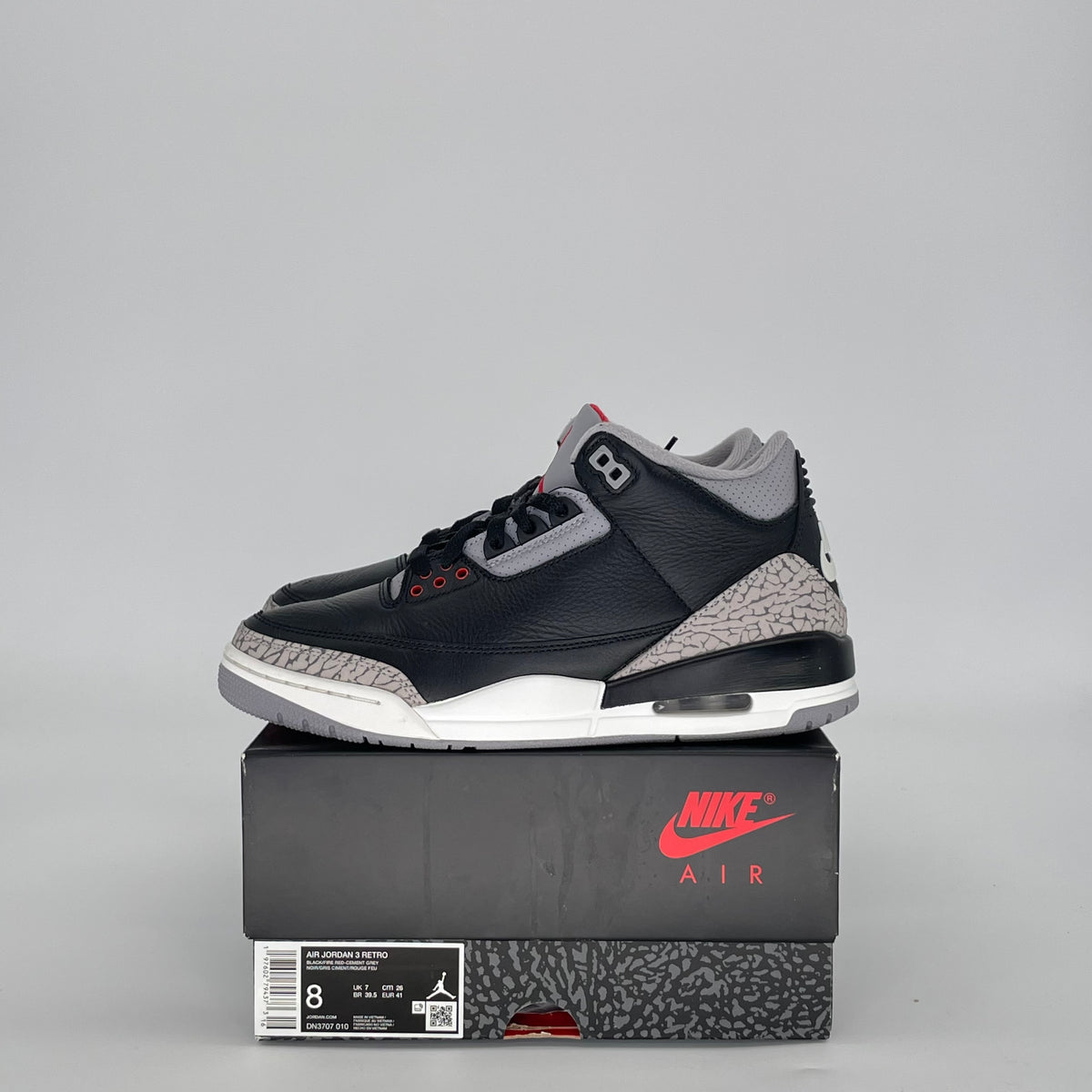 Jordan 3 Retro OG Black Cement (2024)