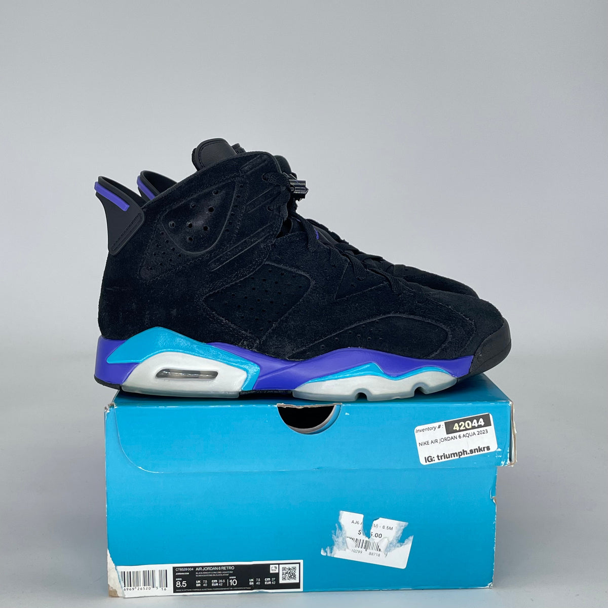 Jordan 6 Retro Aqua