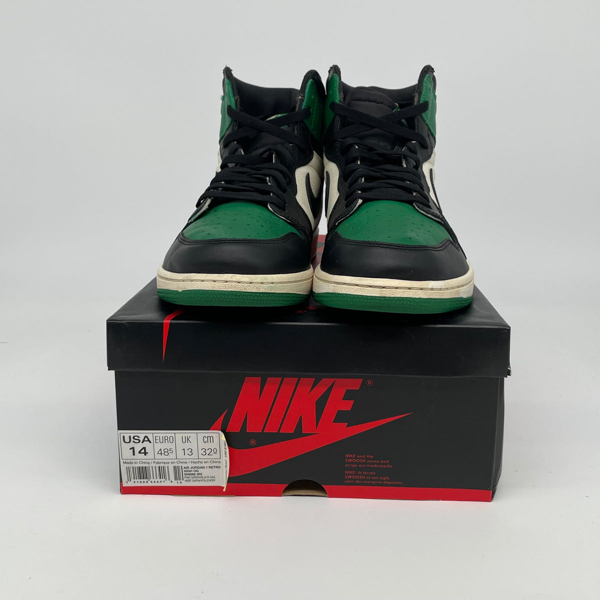 Jordan 1 Retro High Pine Green
