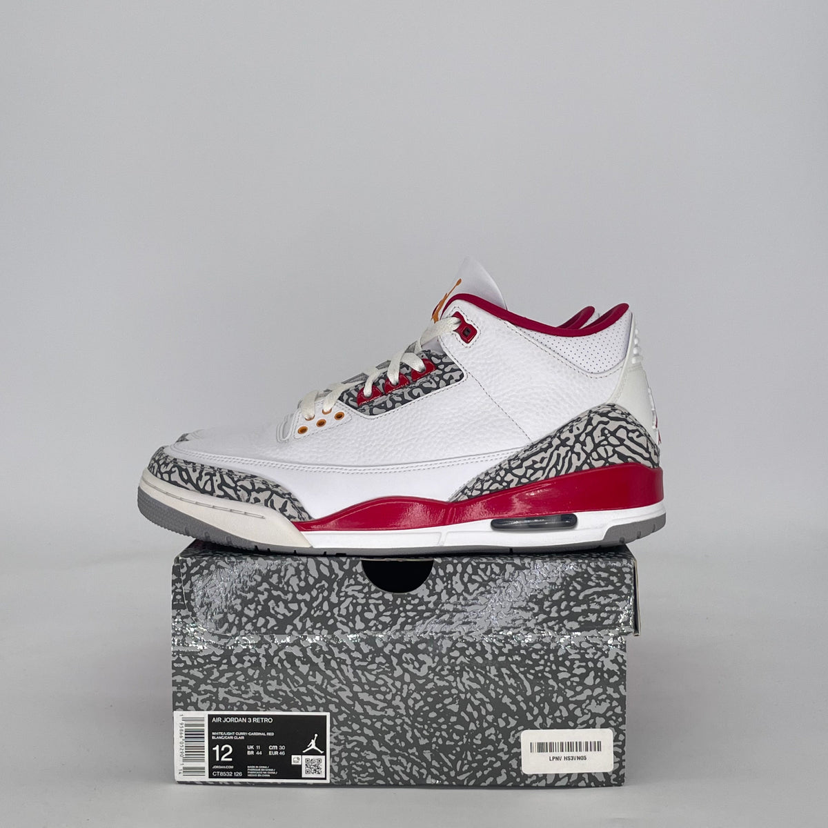 Jordan 3 Retro Cardinal Red