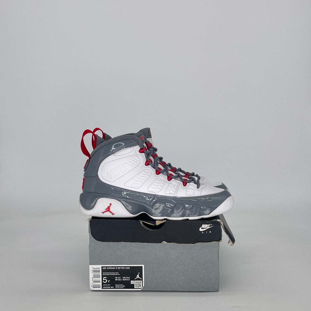 Jordan 9 Retro Fire Red (GS)