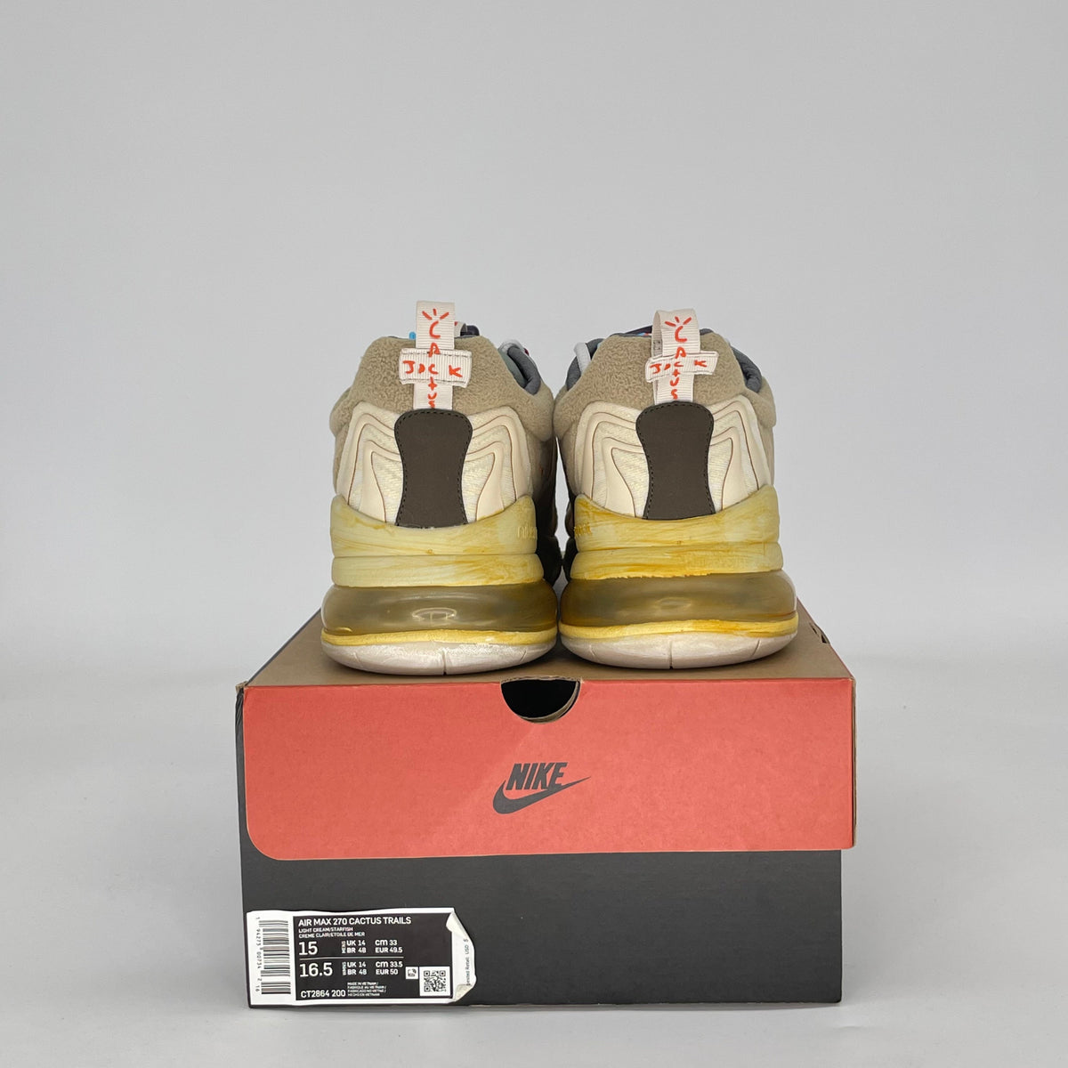 Nike Air Max 270 React ENG Travis Scott Cactus Trails