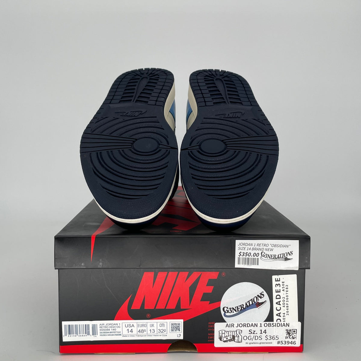 Jordan 1 Retro High Obsidian