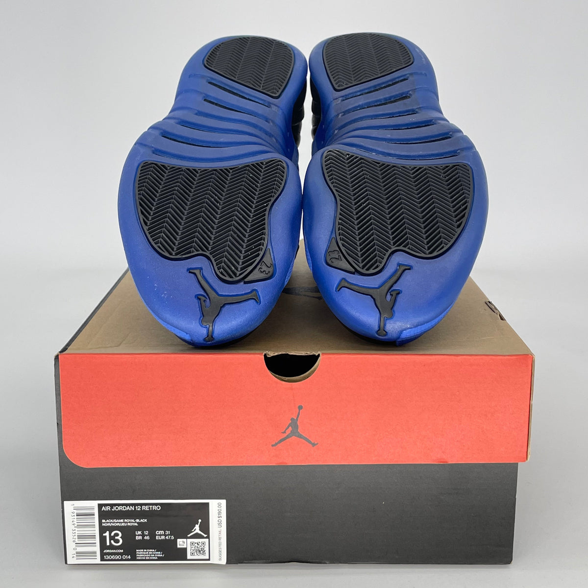 Jordan 12 Retro Black Game Royal