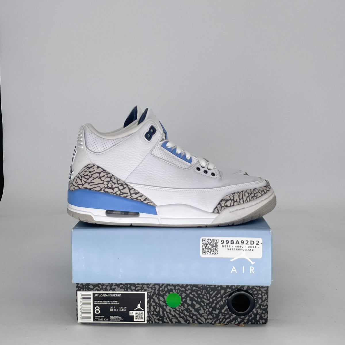 Jordan 3 Retro UNC (2020)