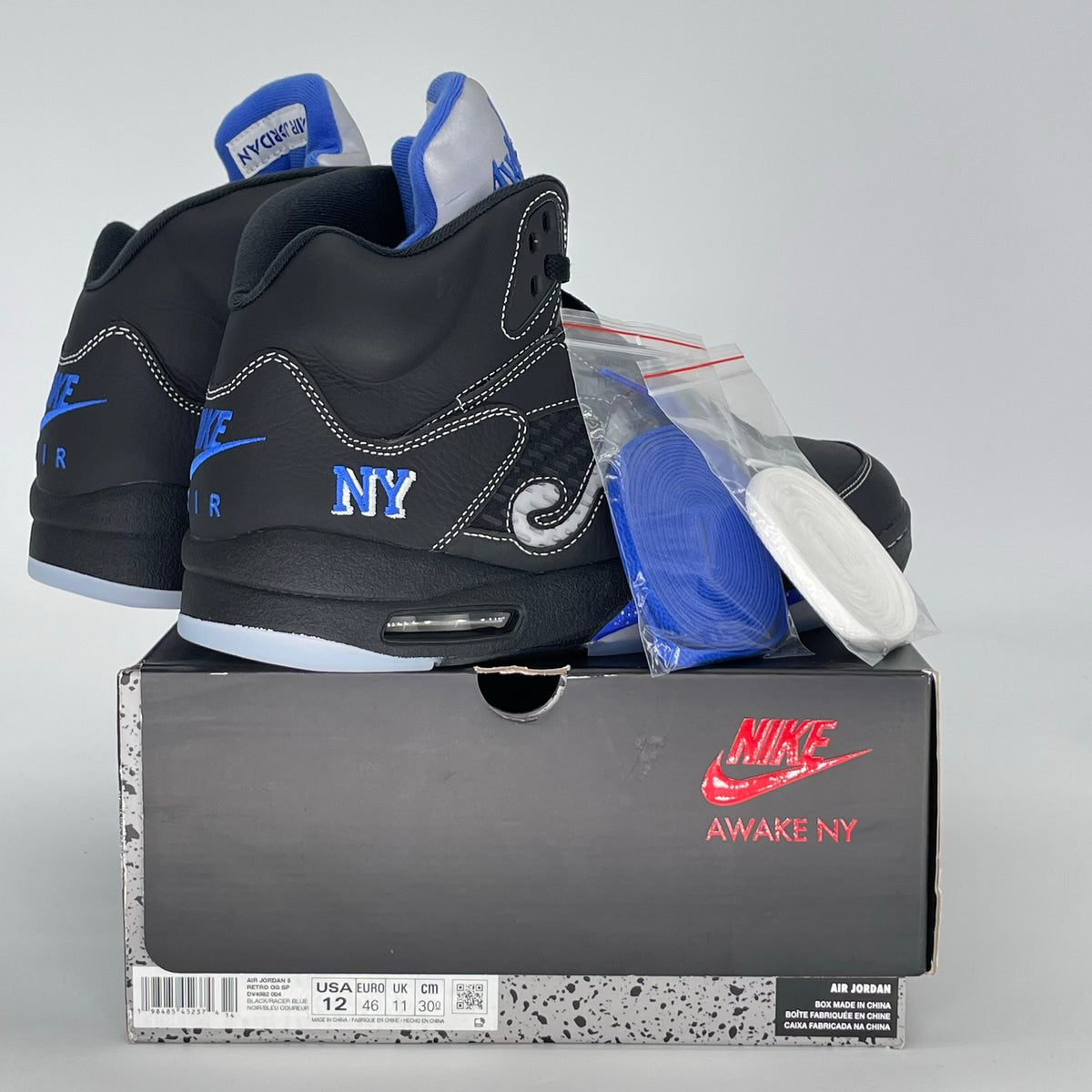 Jordan 5 Retro Awake NY Black