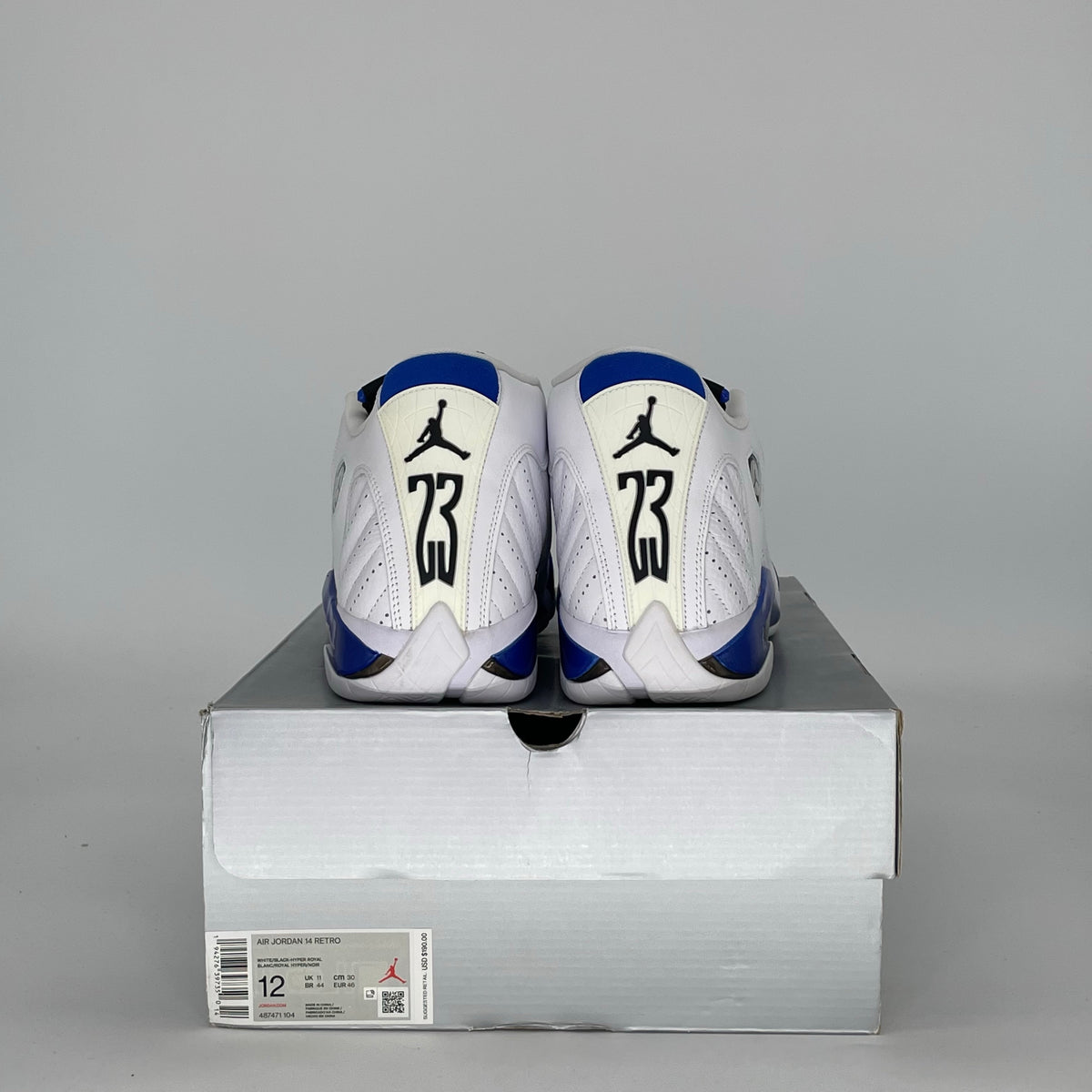 Jordan 14 Retro White Hyper Royal