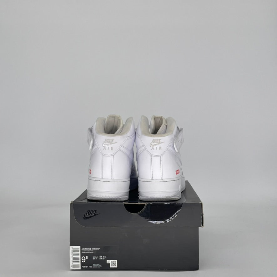 Nike Air Force 1 Mid Supreme White