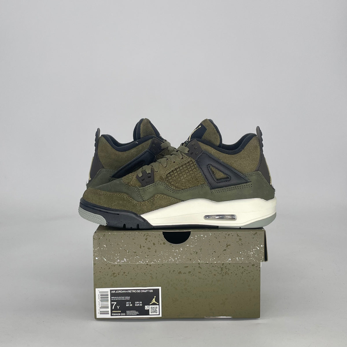 Jordan 4 Retro SE Craft Medium Olive (GS)