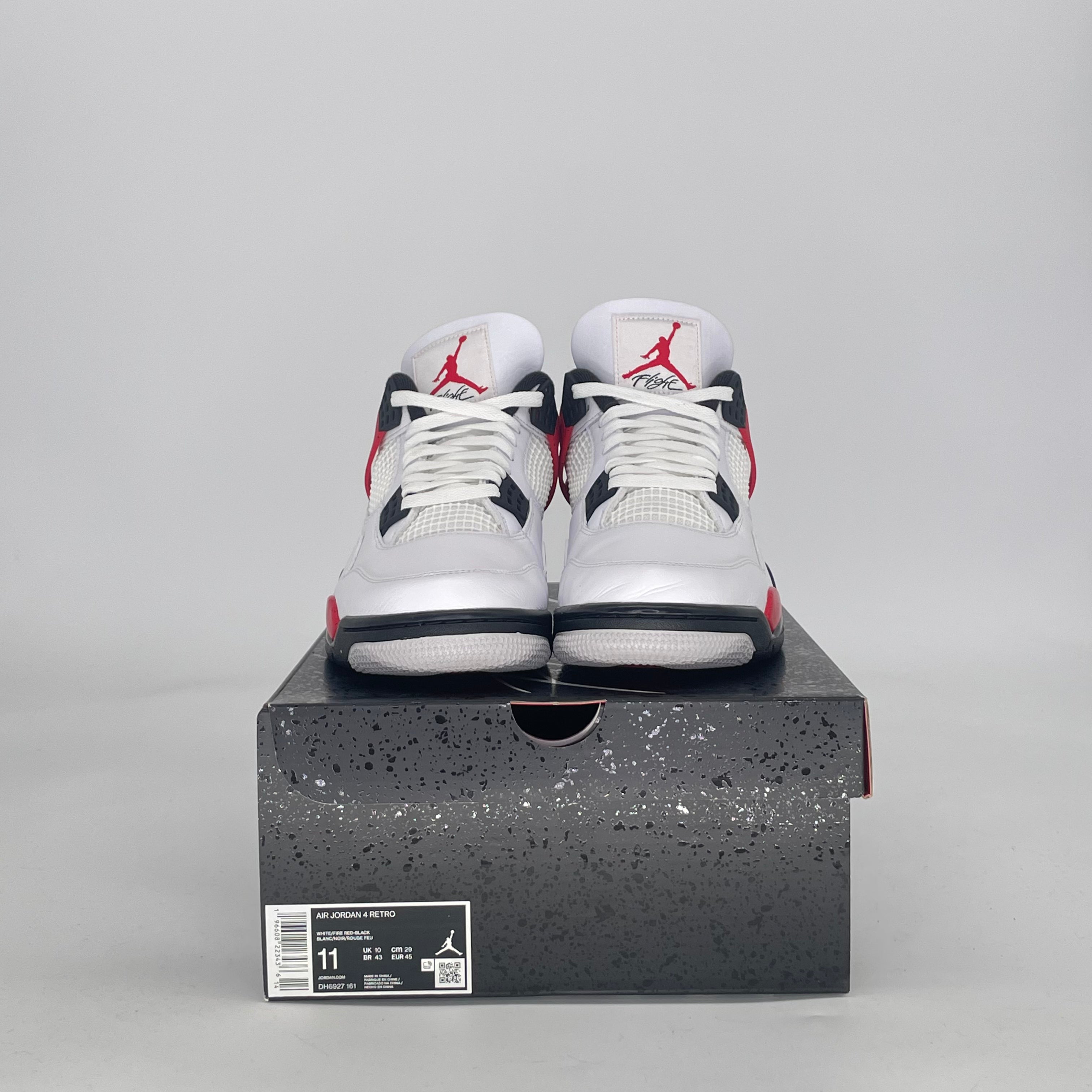 AIR JORDAN 4 RED CEMENT DH6927-161 SIZE 11/12.5W