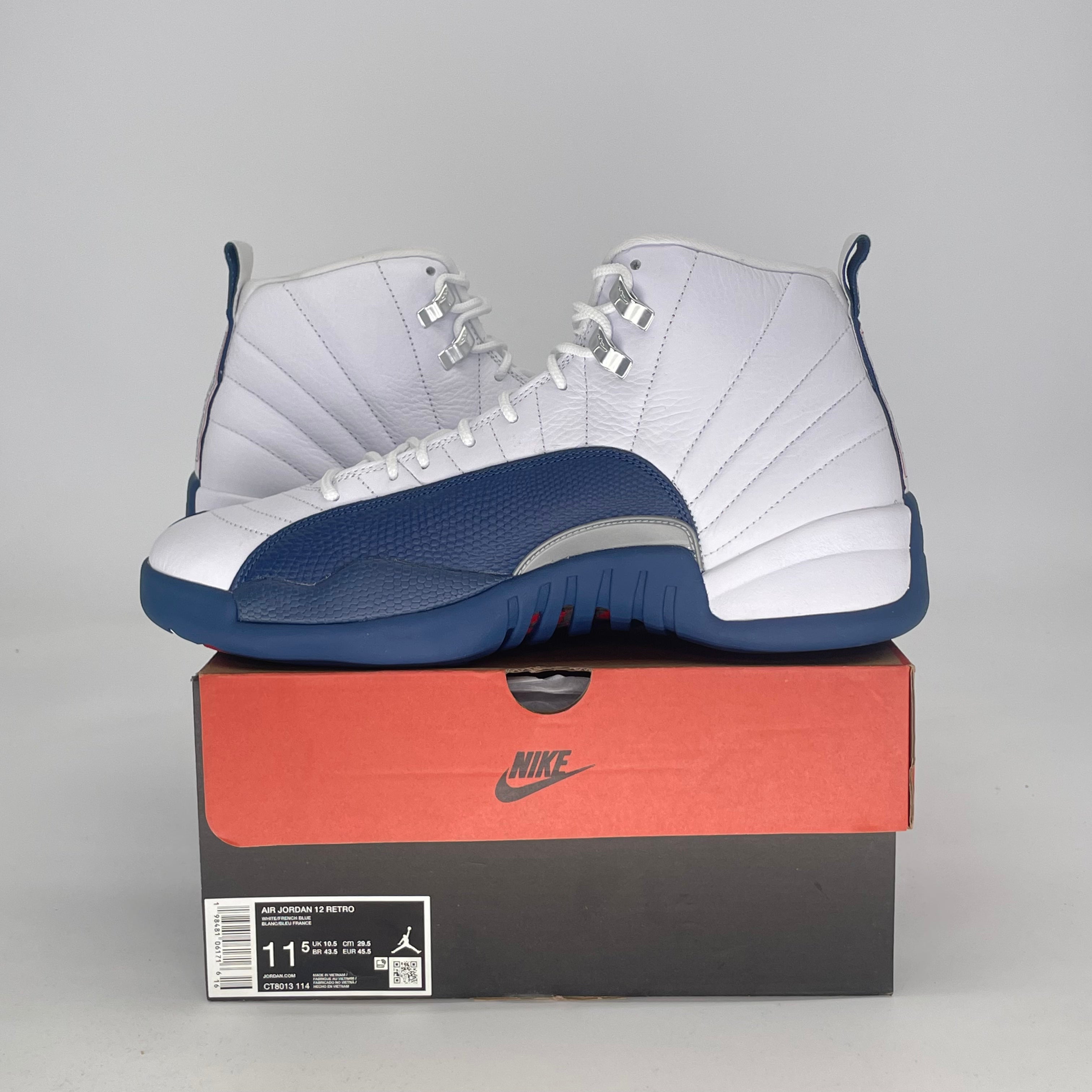 AIR JORDAN 12 FRENCH BLUE CT8013-114 SIZE 11.5/13W