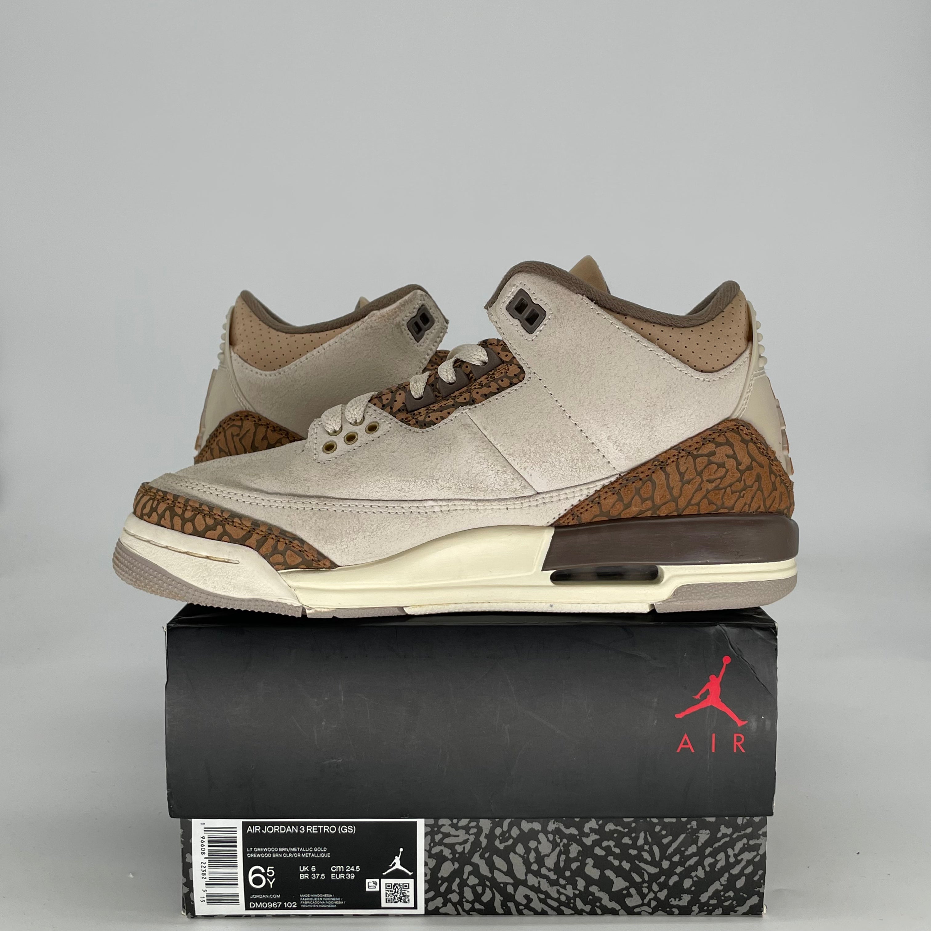 AIR JORDAN 3 PALOMINO CT8532-102 SIZE 6.5/8W