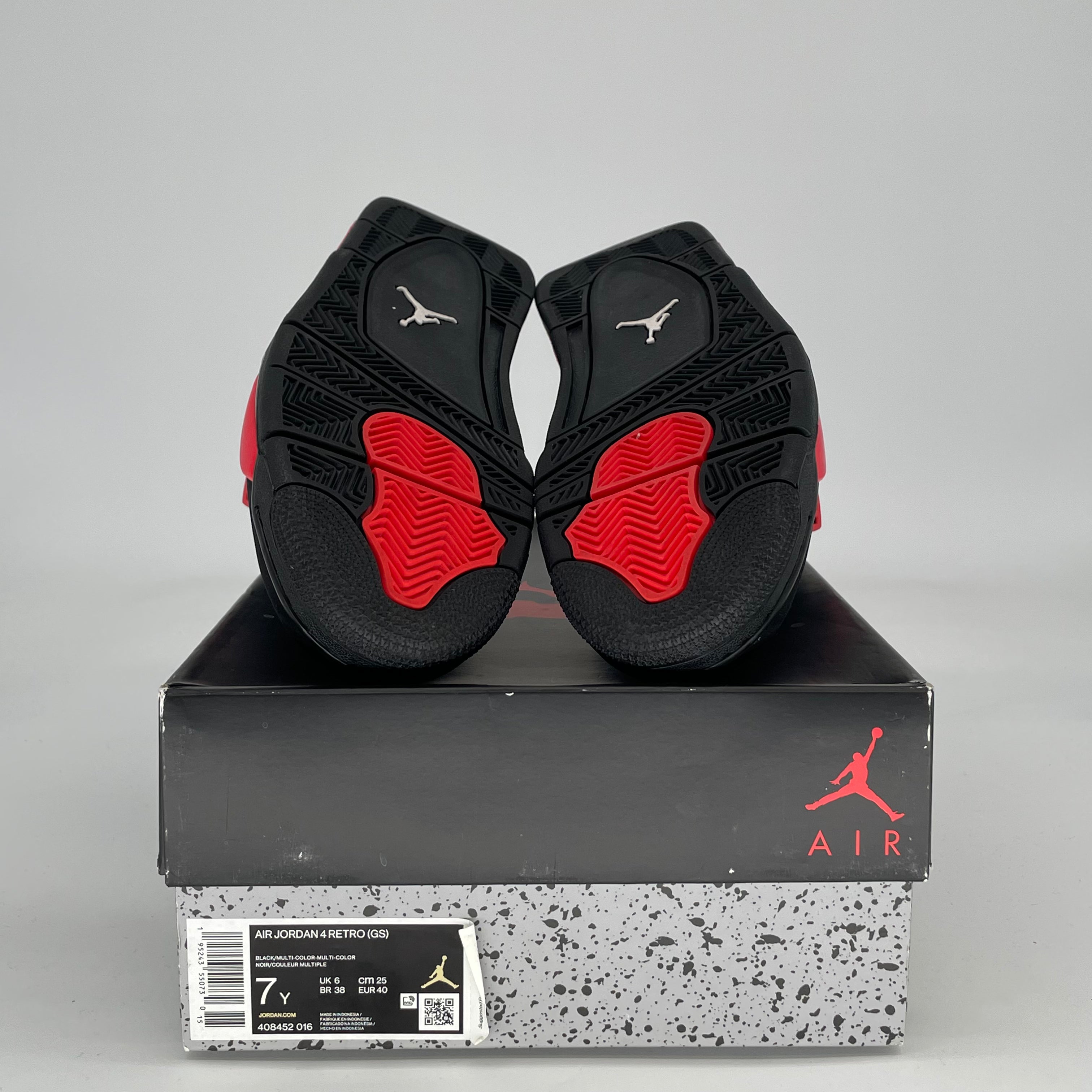 AIR JORDAN 4 RED THUNDER 408452-016 SIZE 7/8.5W
