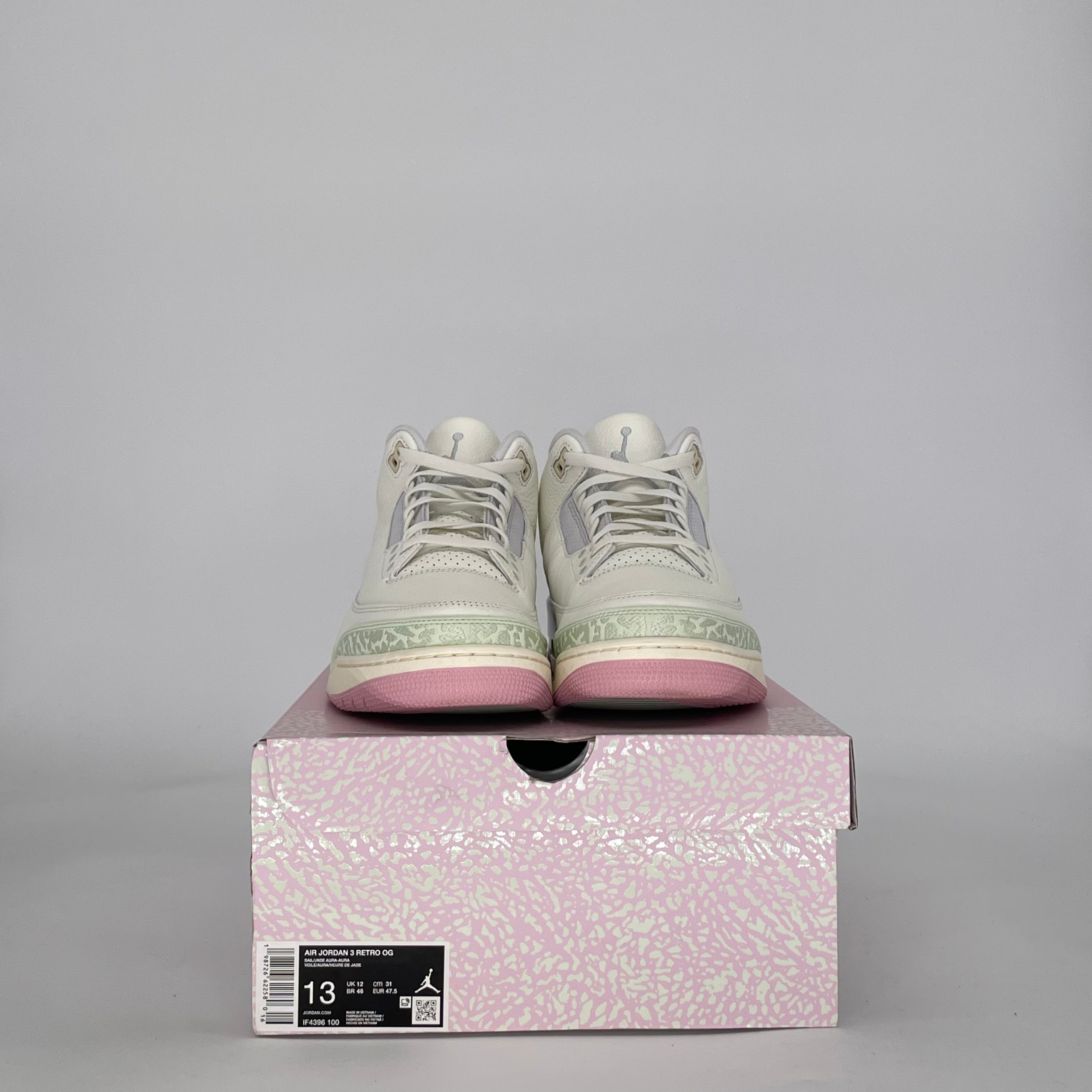AIR JORDAN 3 SPRING IS IN THE AIR IF4396-100 SIZE 13/14.5W