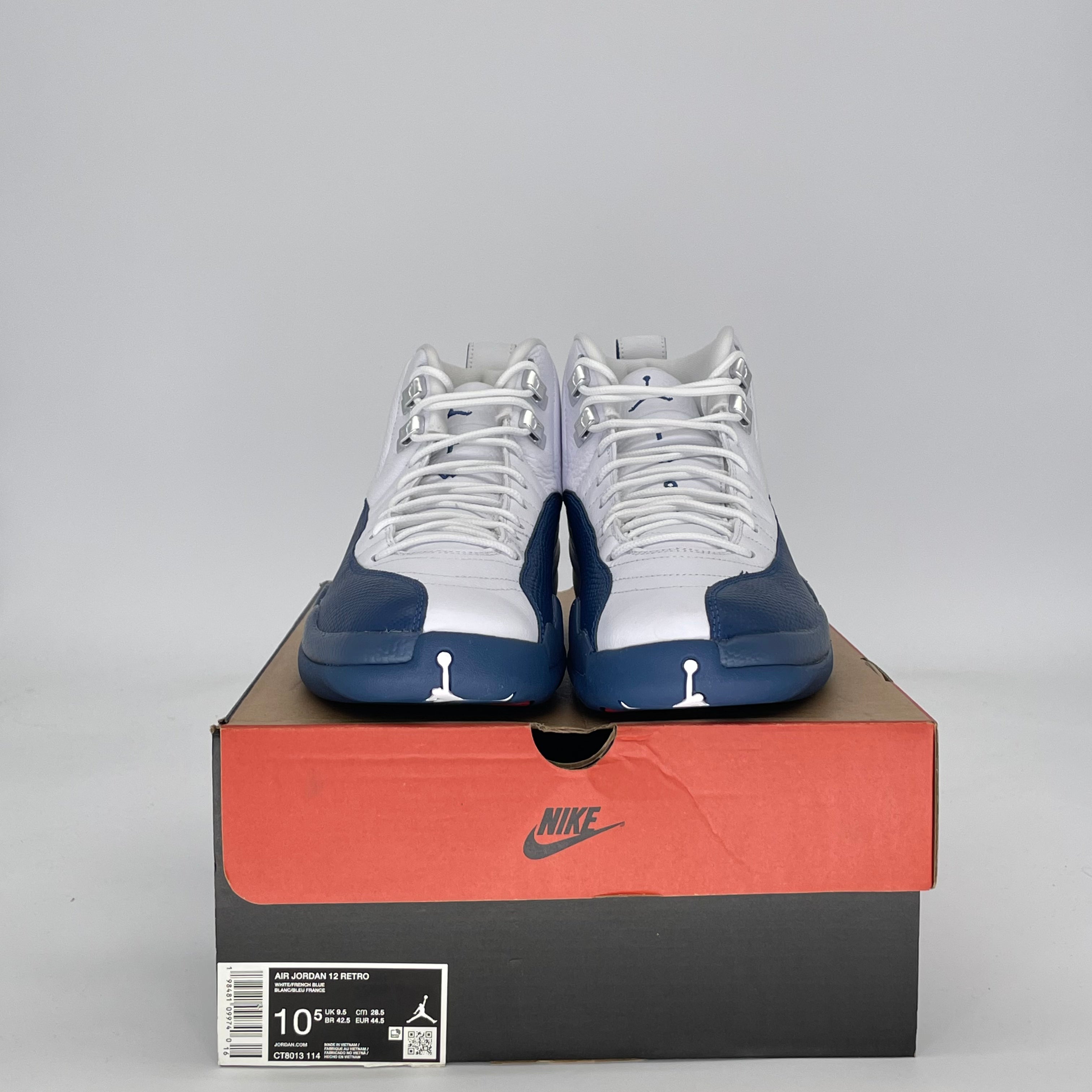 AIR JORDAN 12 FRENCH BLUE CT8013-114 SIZE 10.5/12W