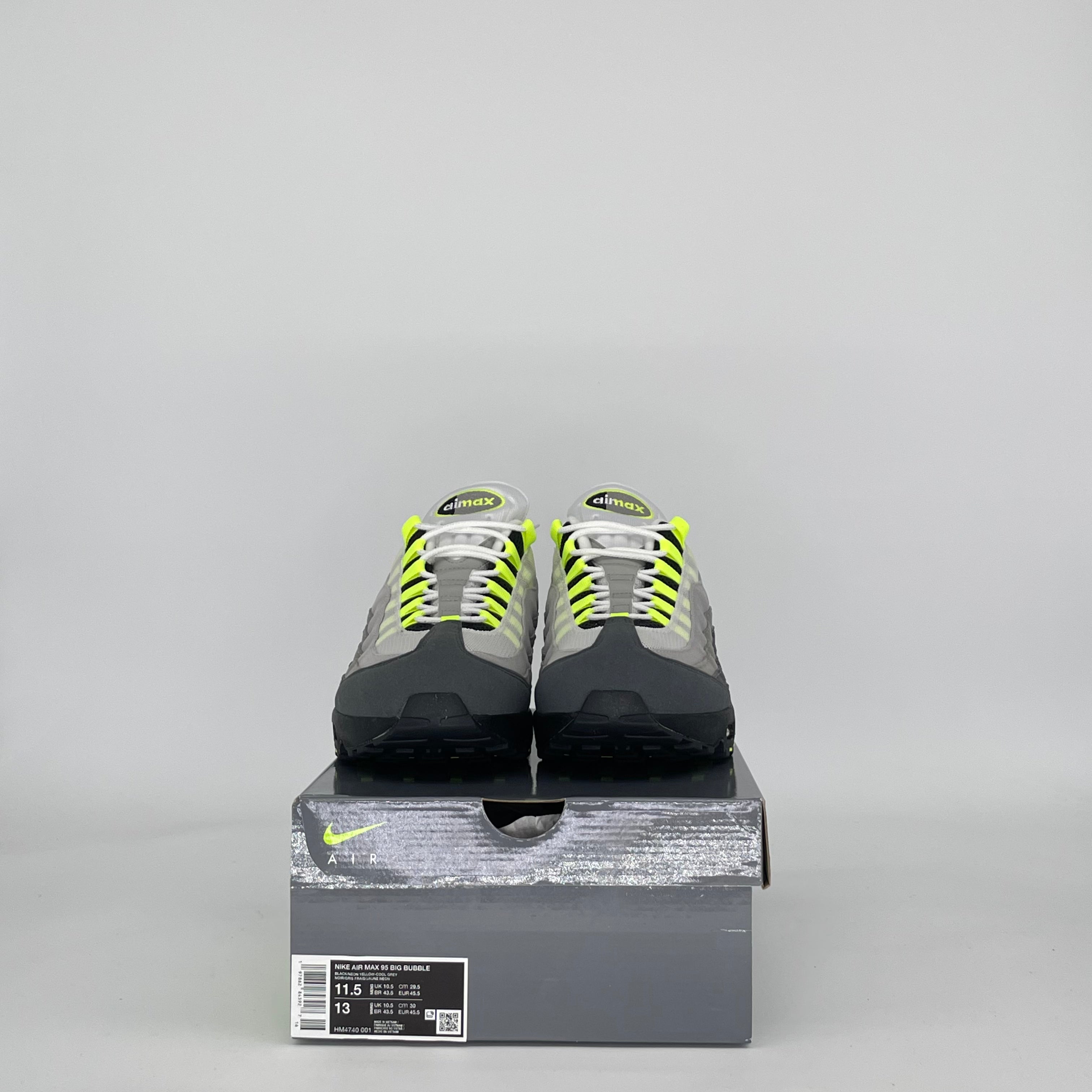 NIKE AIR MAX 95 BIG BUBBLE NEON HM4740-001 SIZE 11.5/13W