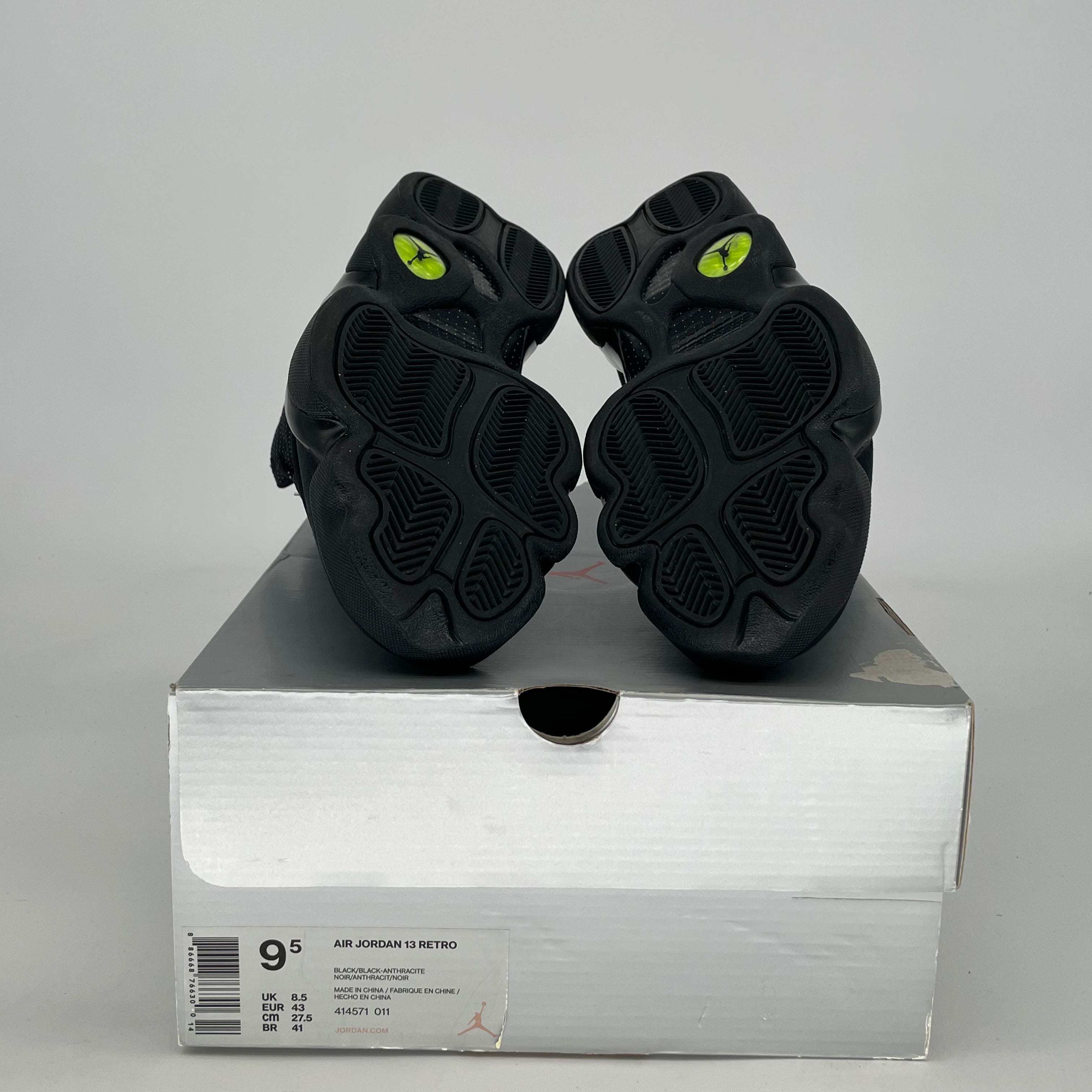 AIR JORDAN 13 BLACK CAT 414571-011 SIZE 9.5/11W