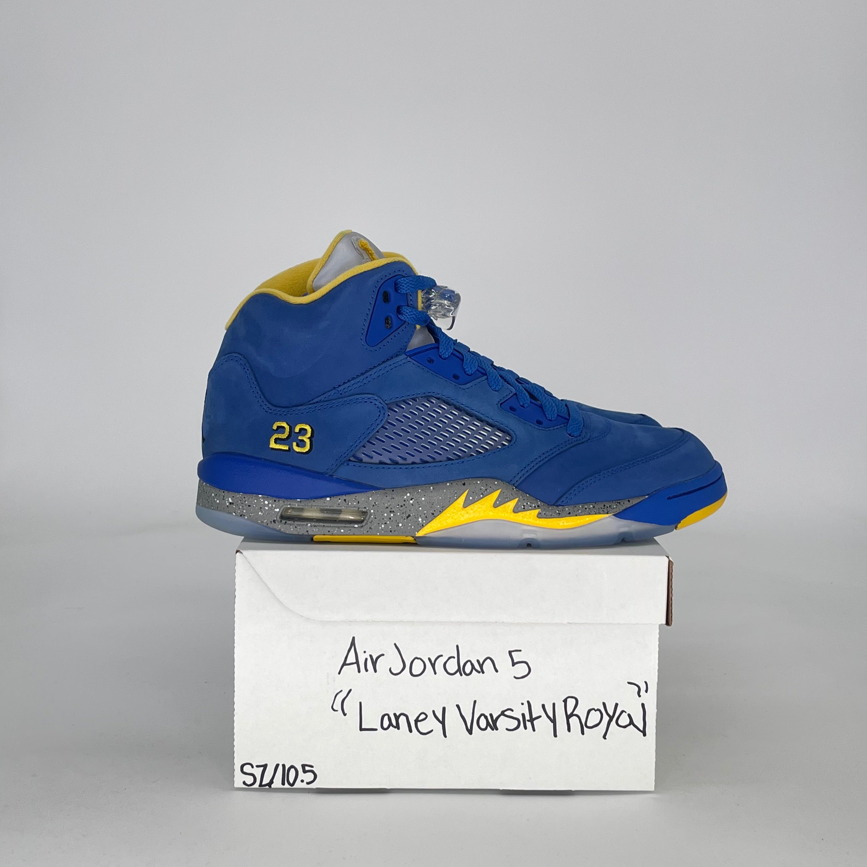 AIR JORDAN 5 LANEY VARSITY ROYAL CD2720-400 SIZE 10.5/12W