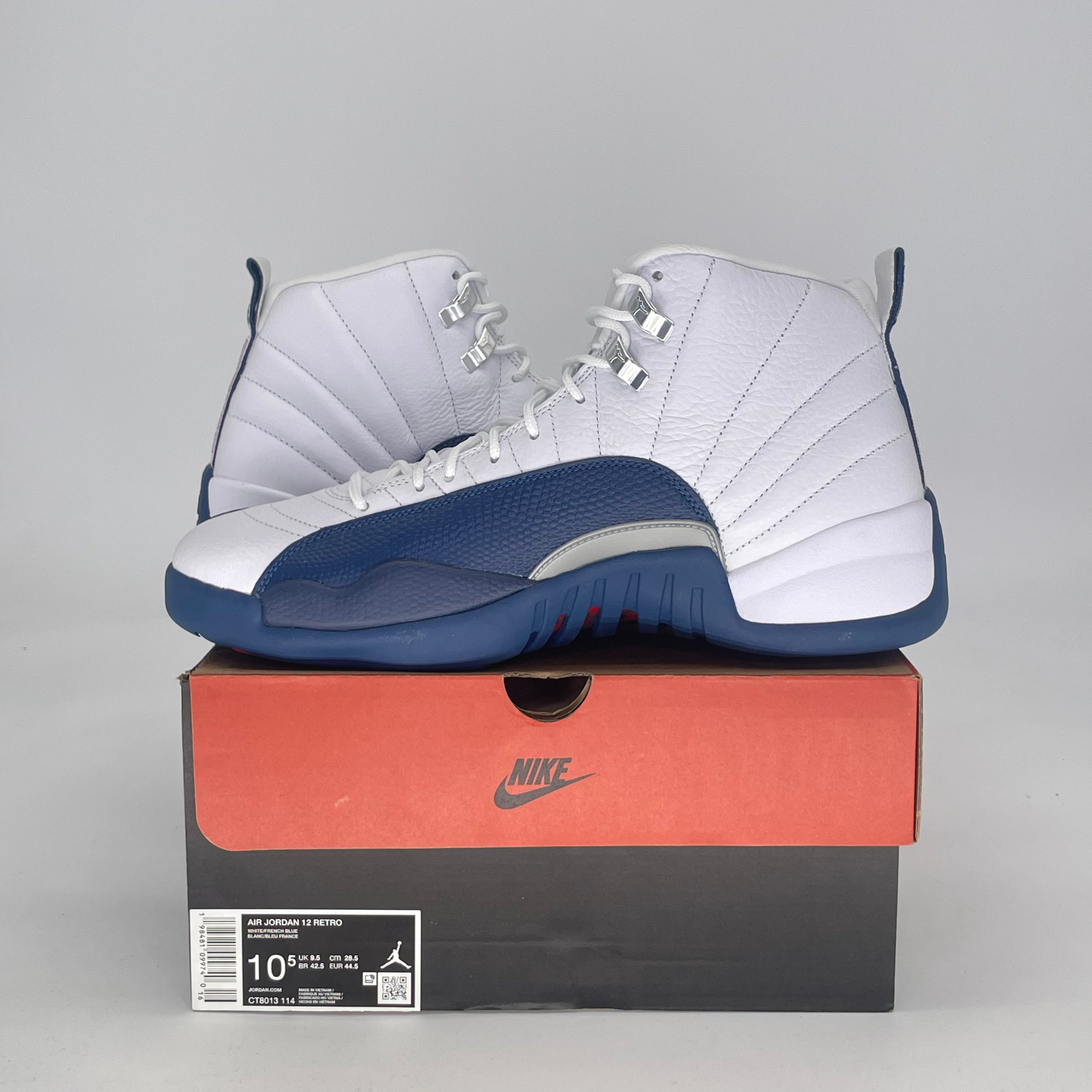 AIR JORDAN 12 FRENCH BLUE CT8013-114 SIZE 10.5/12W