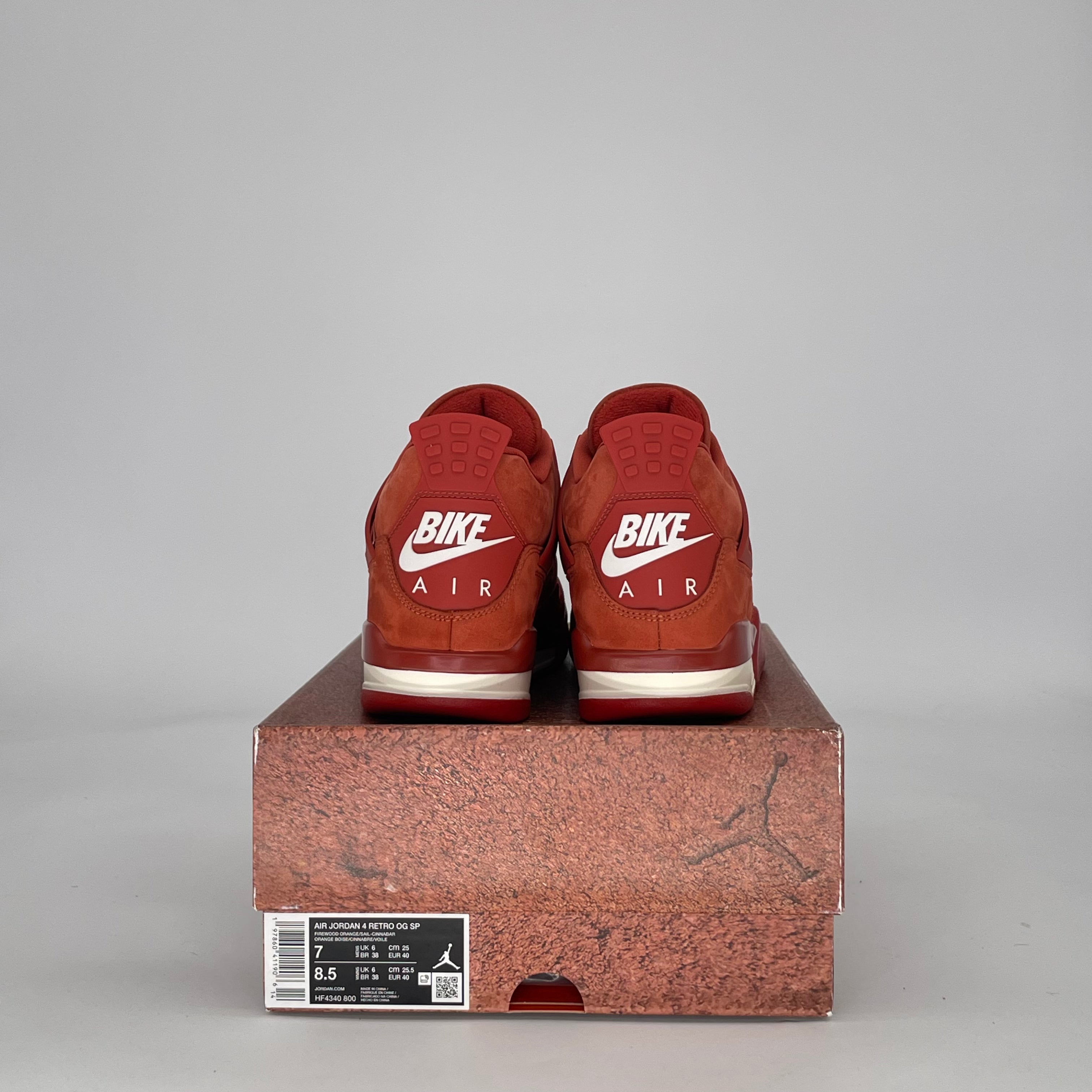 AIR JORDAN 4 NIGEL SYLVESTER BRICK BY BRICK HF4340-800 SIZE 7/8.5W GS