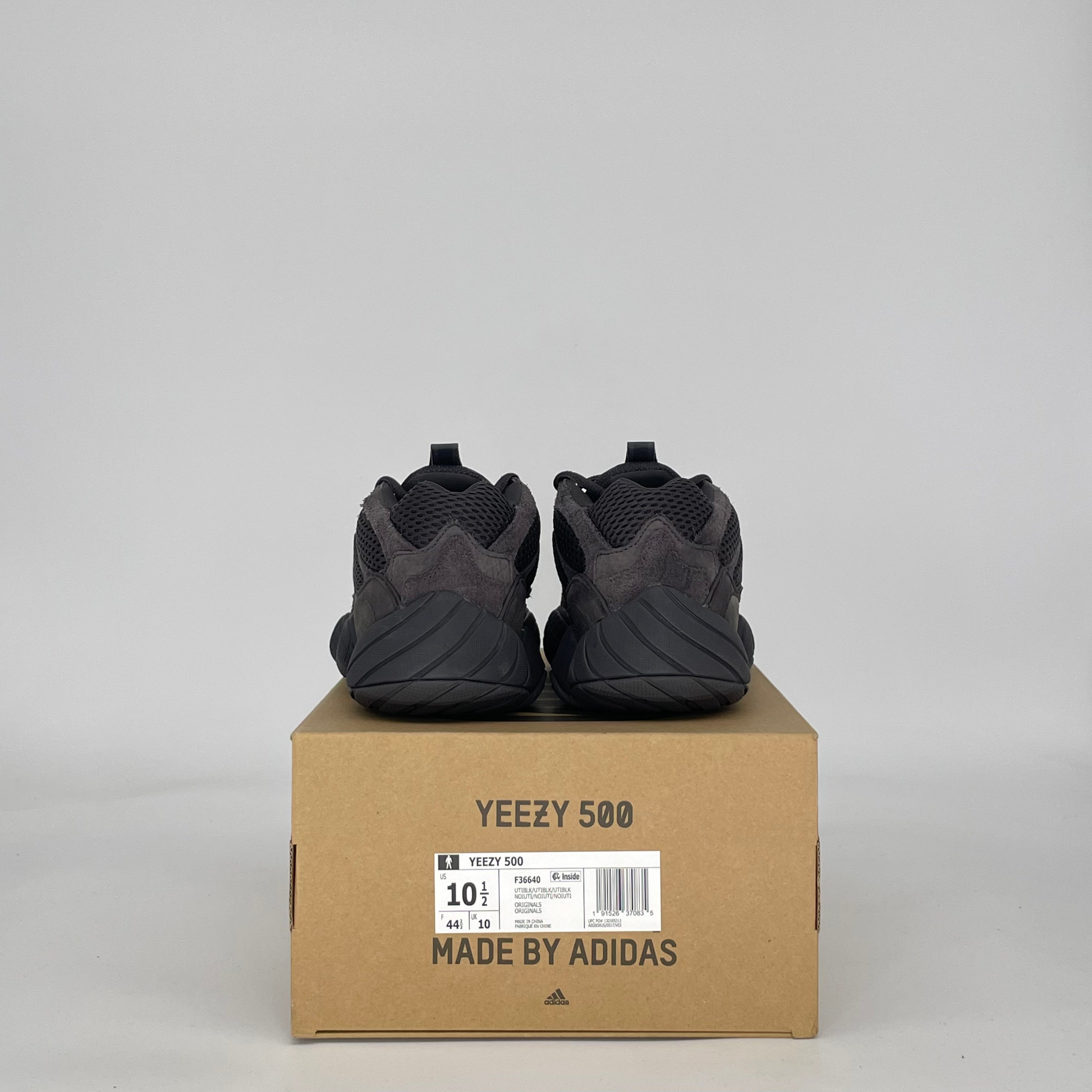 ADIDAS YEEZY 500 UTILITY BLACK F36640 SIZE 10.5/12W
