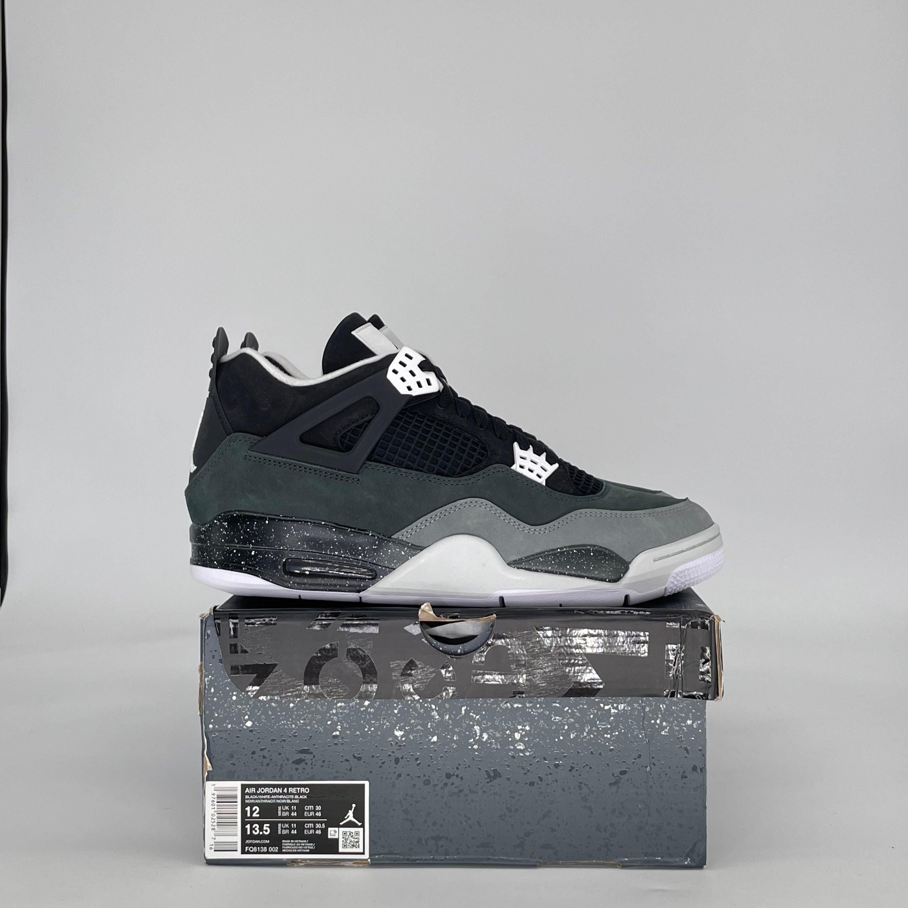 AIR JORDAN 4 FEAR (2024) FQ8138-002 SIZE 12/13.5W