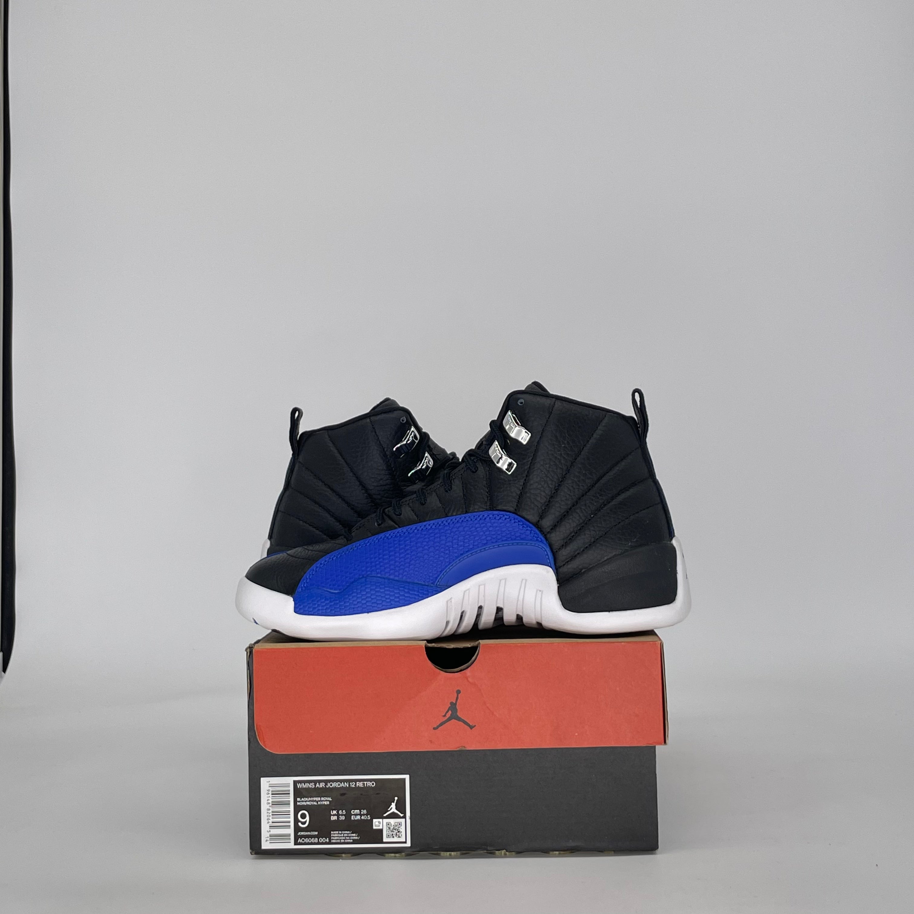 AIR JORDAN 12 HYPER ROYAL AO6068-004 SIZE 7.5/9W MENS