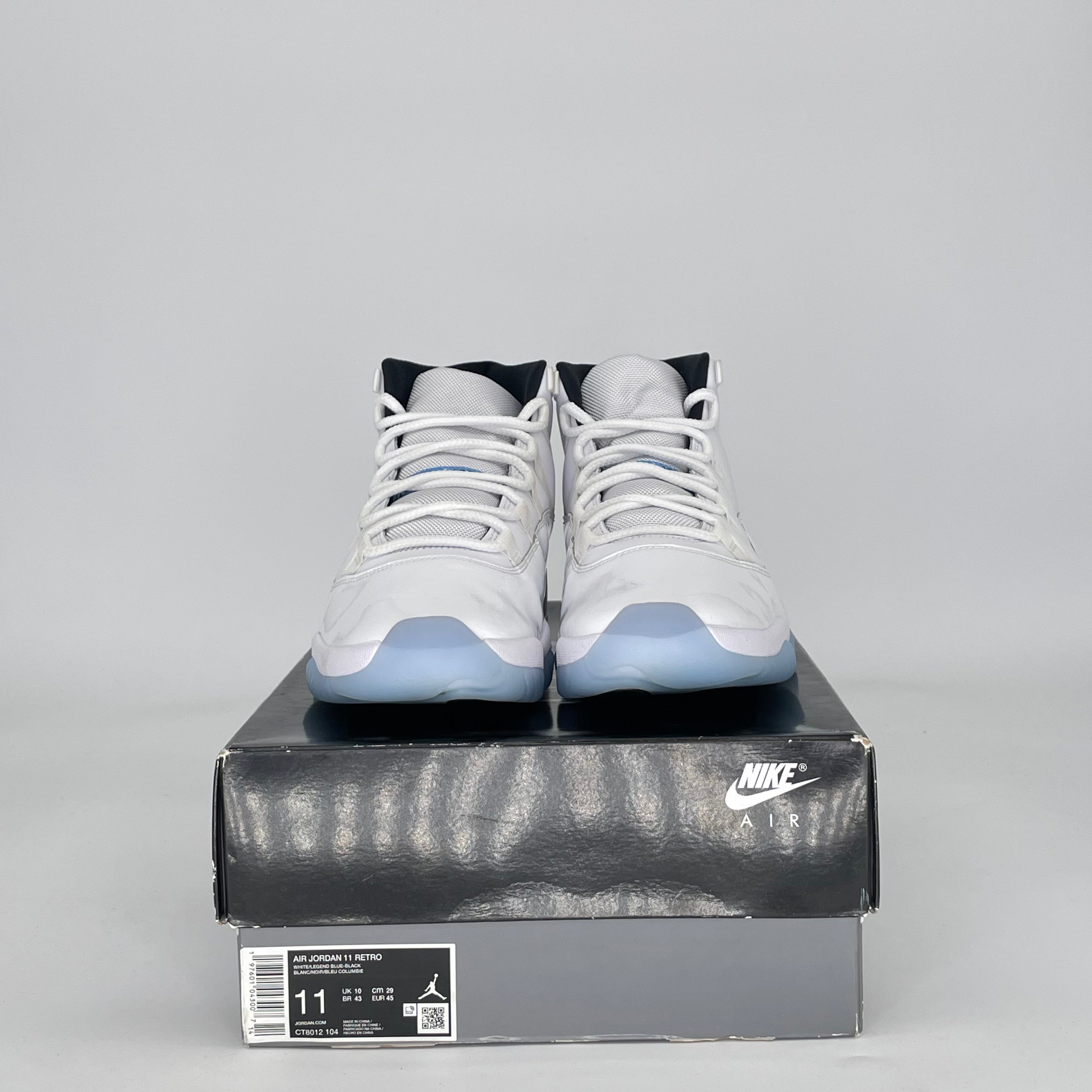 AIR JORDAN 11 LEGEND BLUE CT8012-104 SIZE 11/12.5W