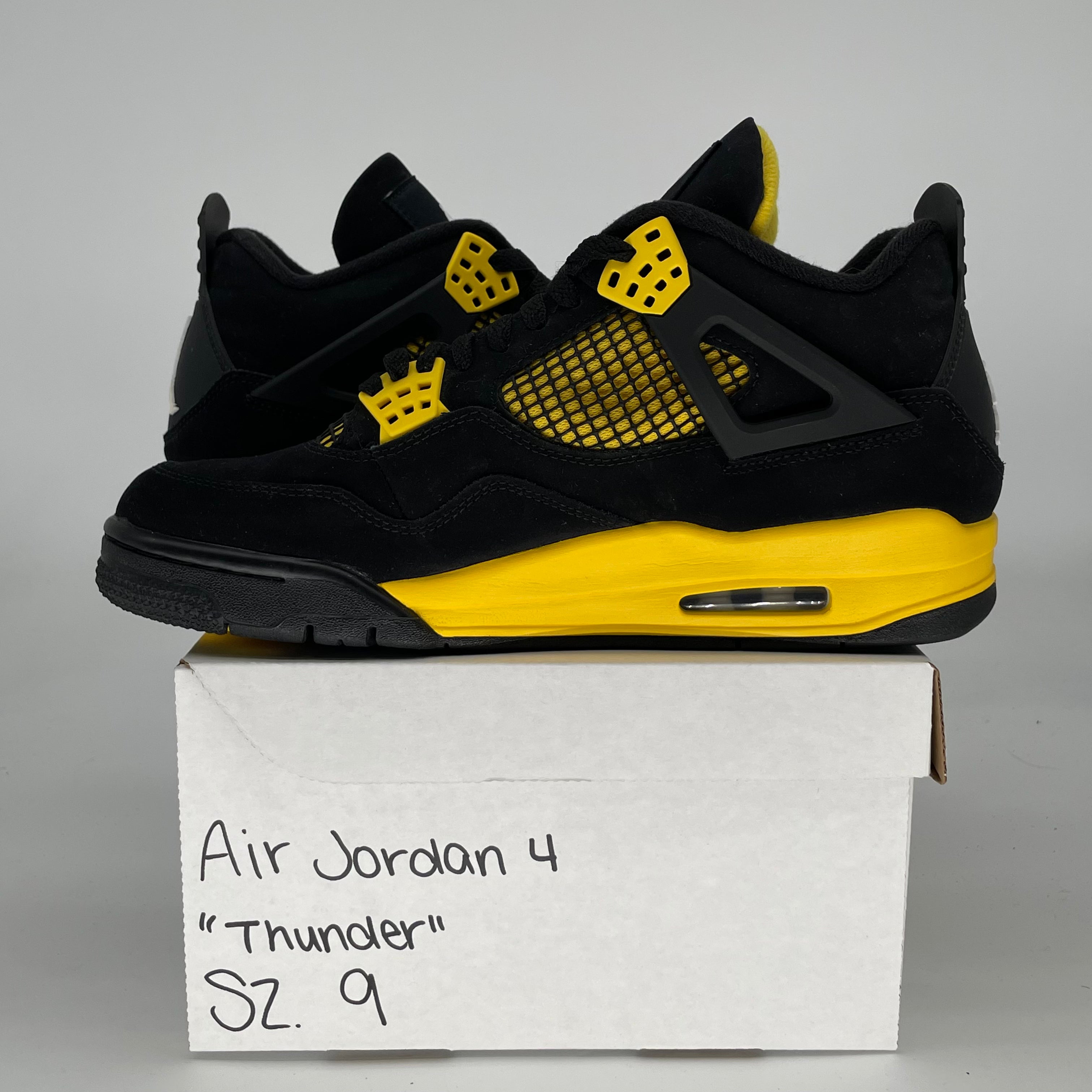 AIR JORDAN 4 THUNDER DH6927-017 SIZE 9/10.5W