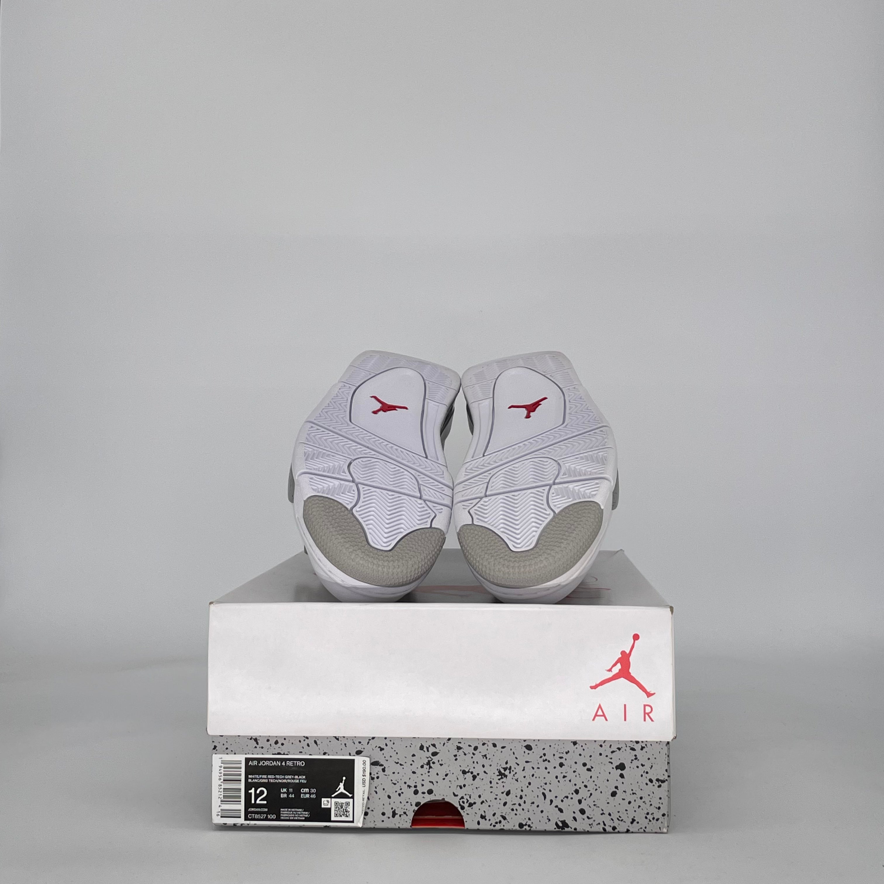 AIR JORDAN 4 WHITE OREO (2021) CT8527-100 SIZE 12/13.5W